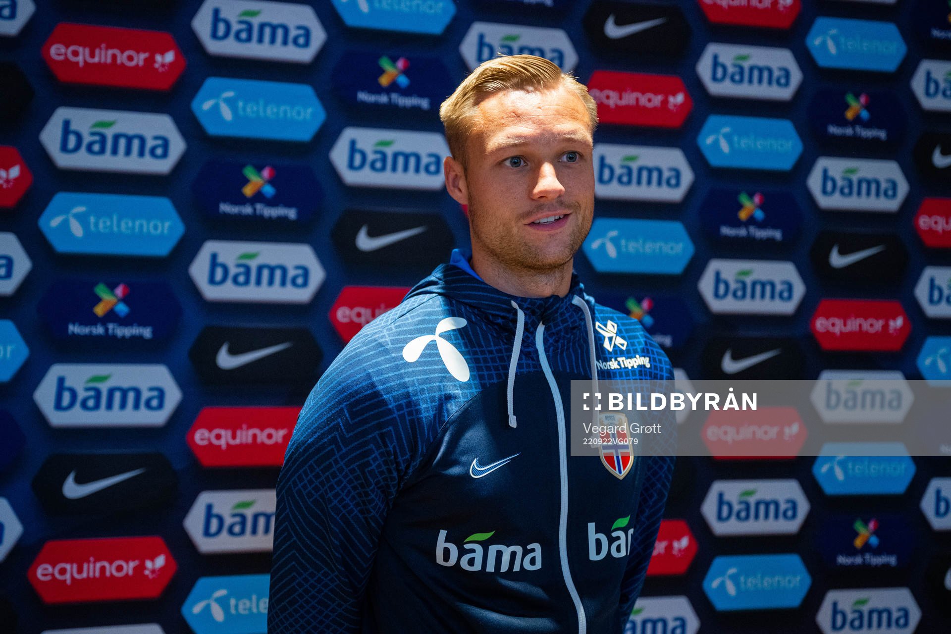 Stian Gregersen of the Norwegian national football team
