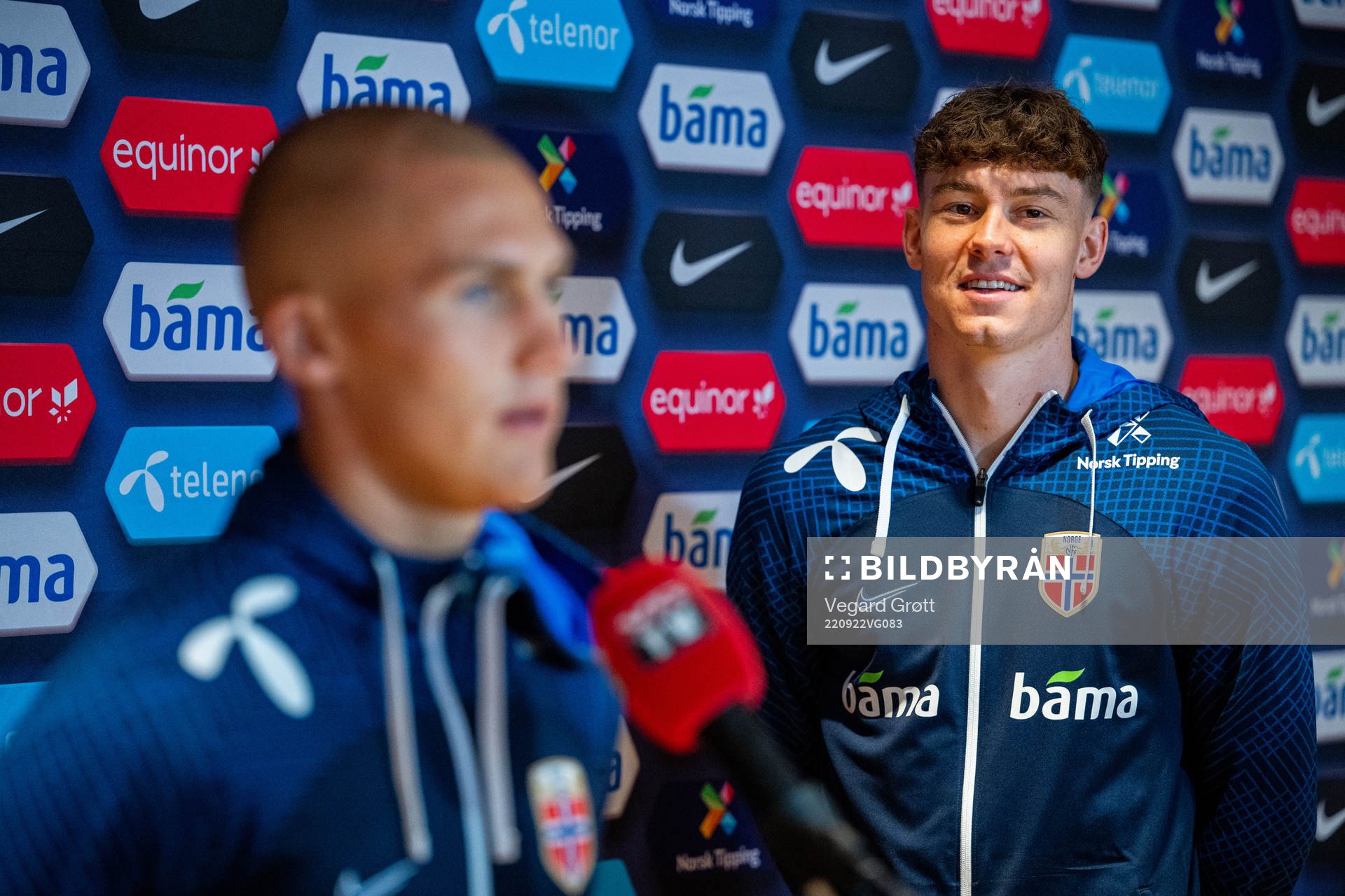 Jørgen Strand Larsen of the Norwegian national football