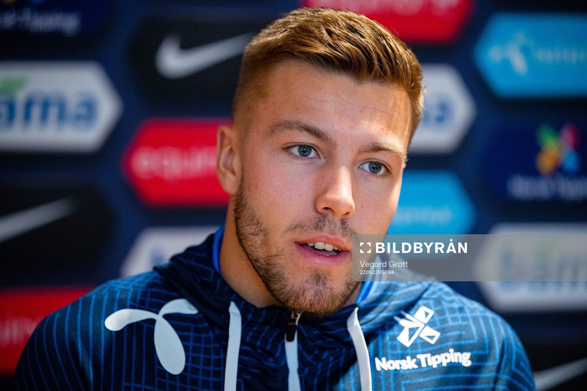 Fredrik André Bjørkan of the Norwegian national football