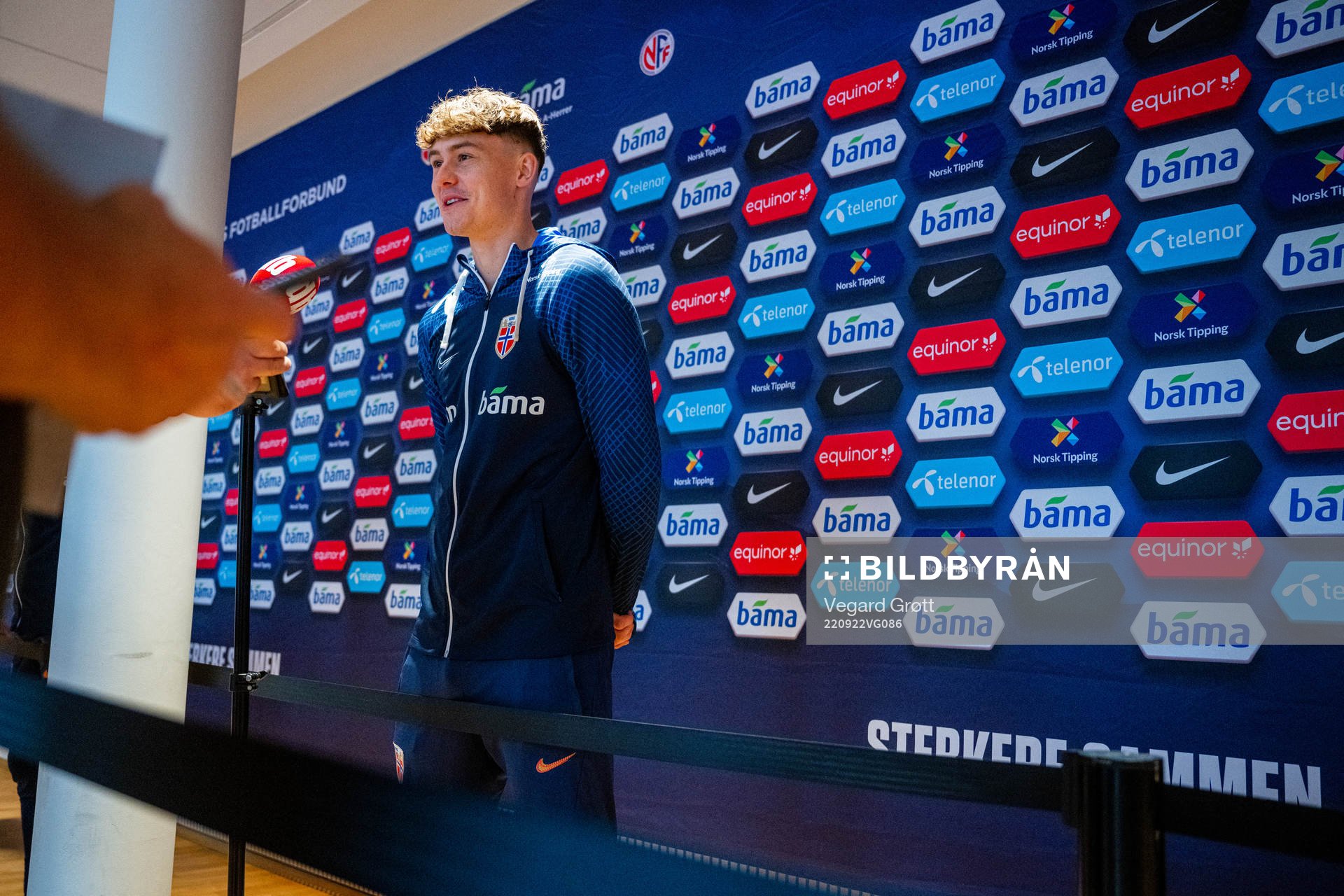 Jørgen Strand Larsen of the Norwegian national football