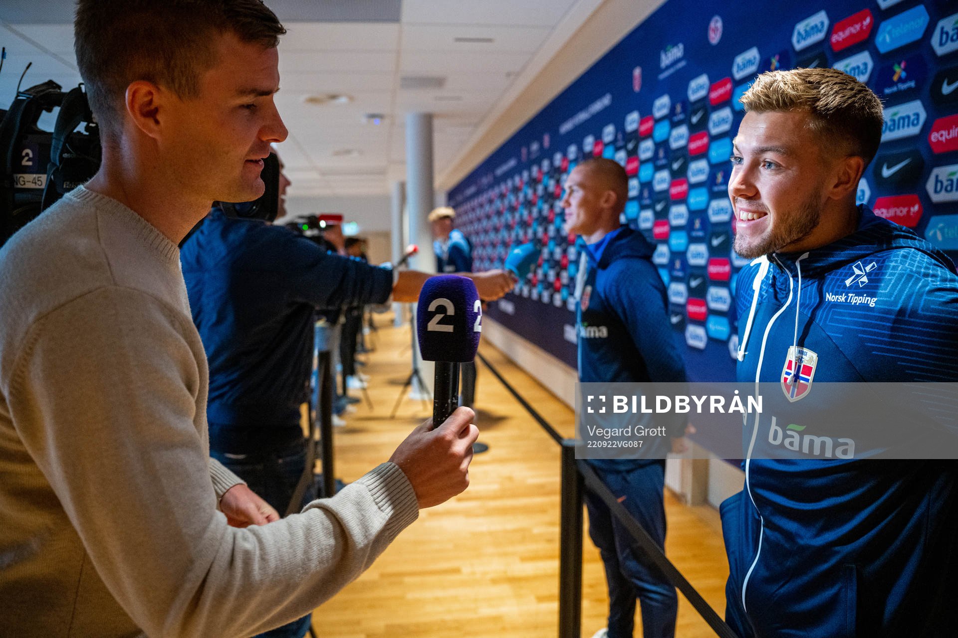 Fredrik André Bjørkan of the Norwegian national football