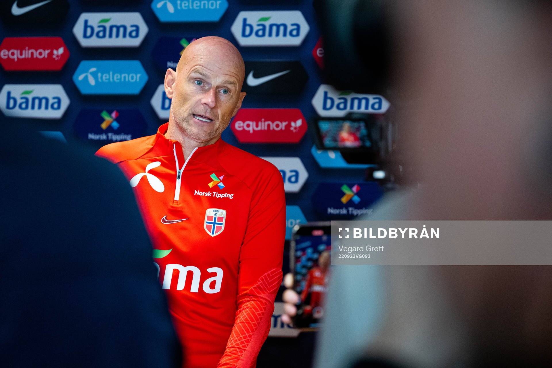 Ståle Solbakken, head coach of the Norwegian national