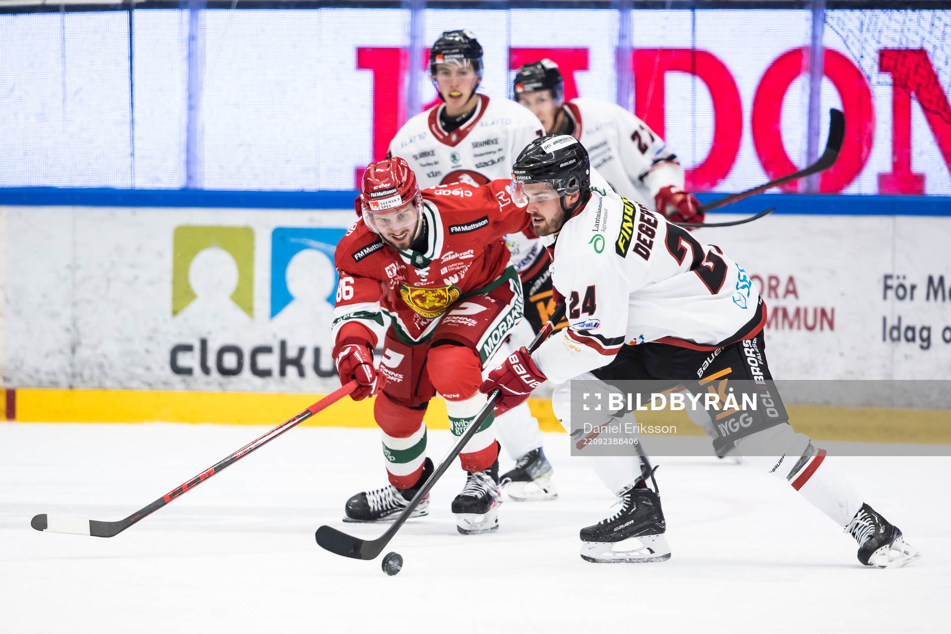 Moras Albin Grewe och Vita Hästens Arvid Degerstedt