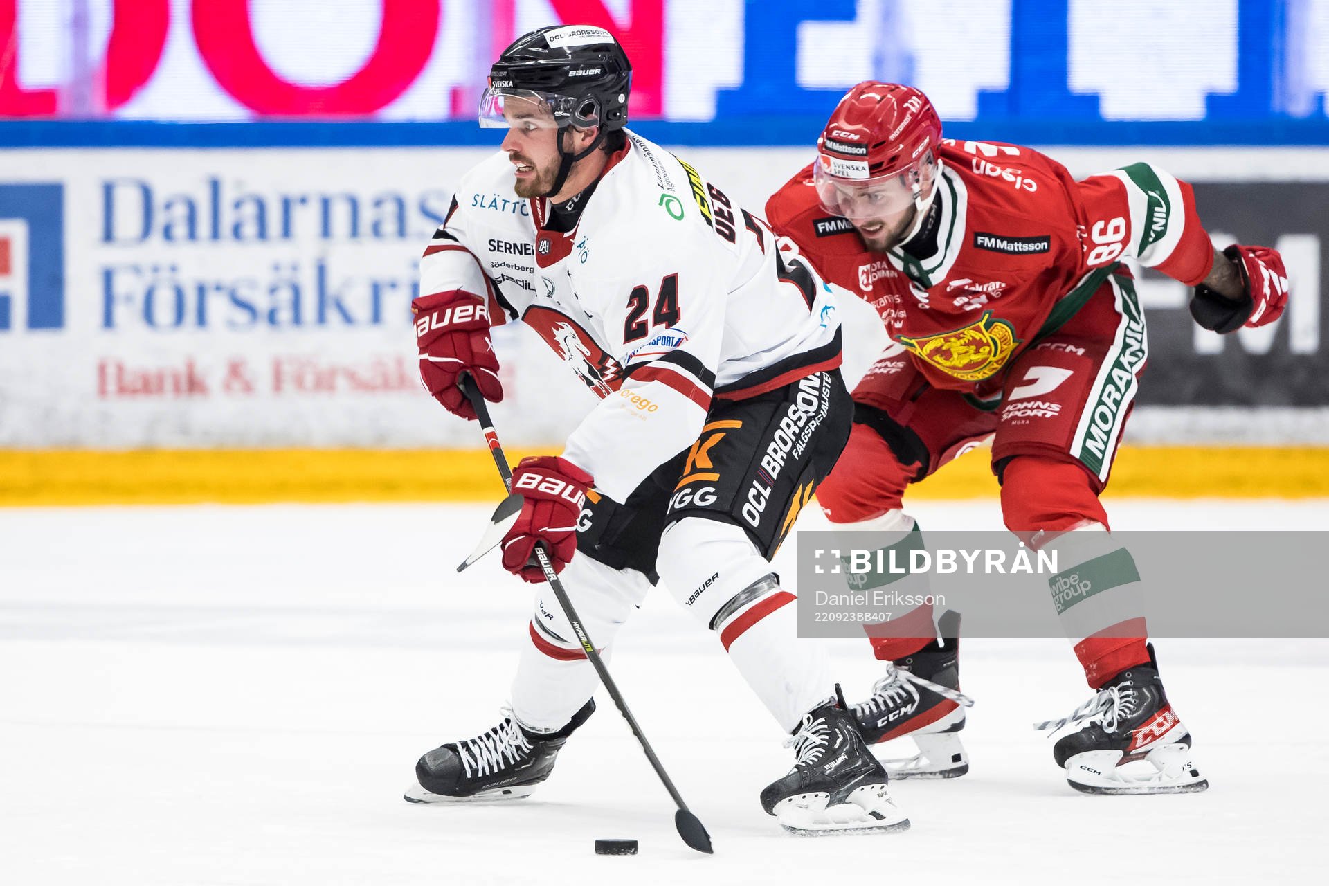 Moras Albin Grewe och Vita Hästens Arvid Degerstedt