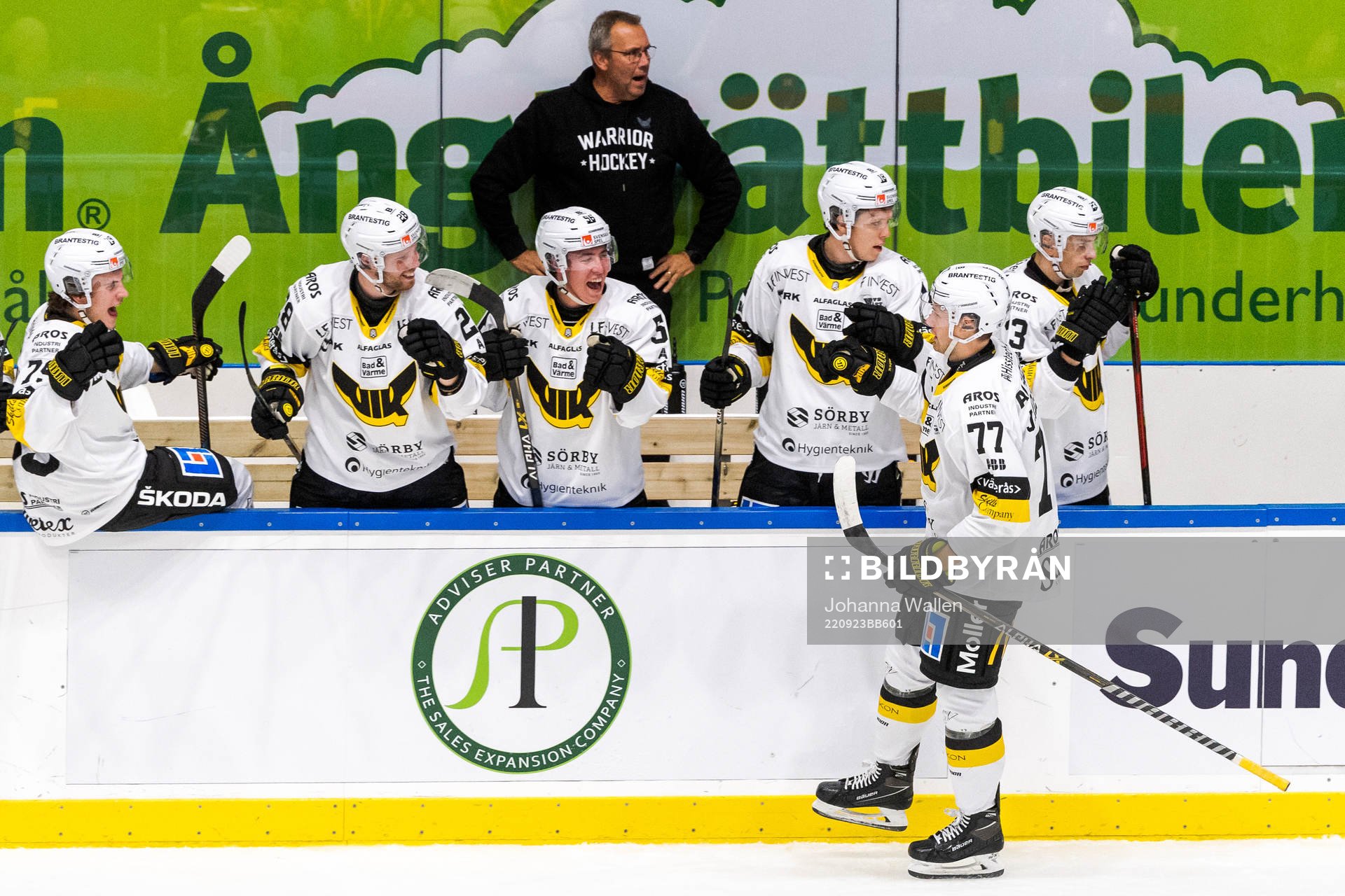 Västerås Ludvig Jardeskog jublar