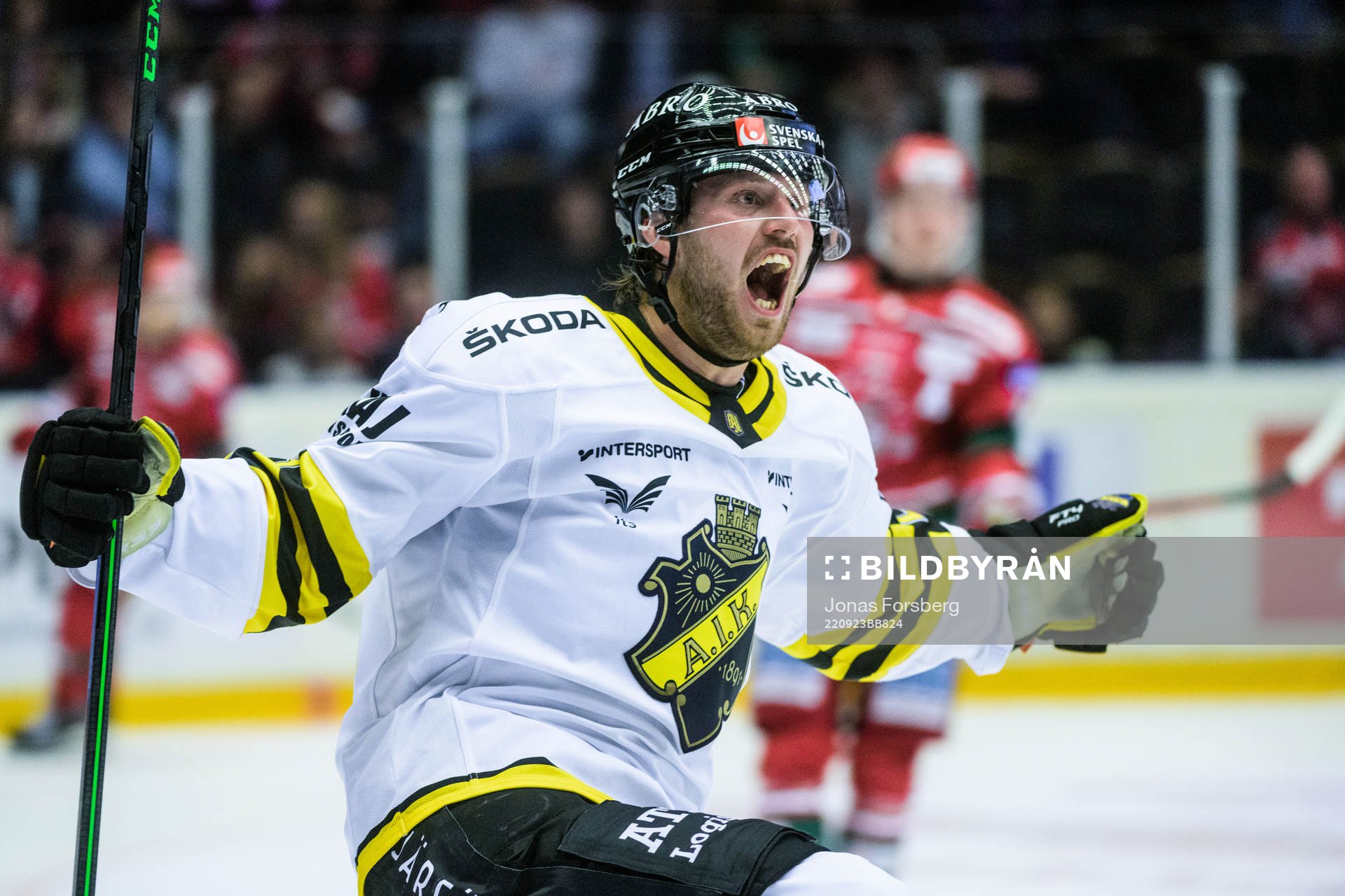 AIKs Oskar Magnusson jublar