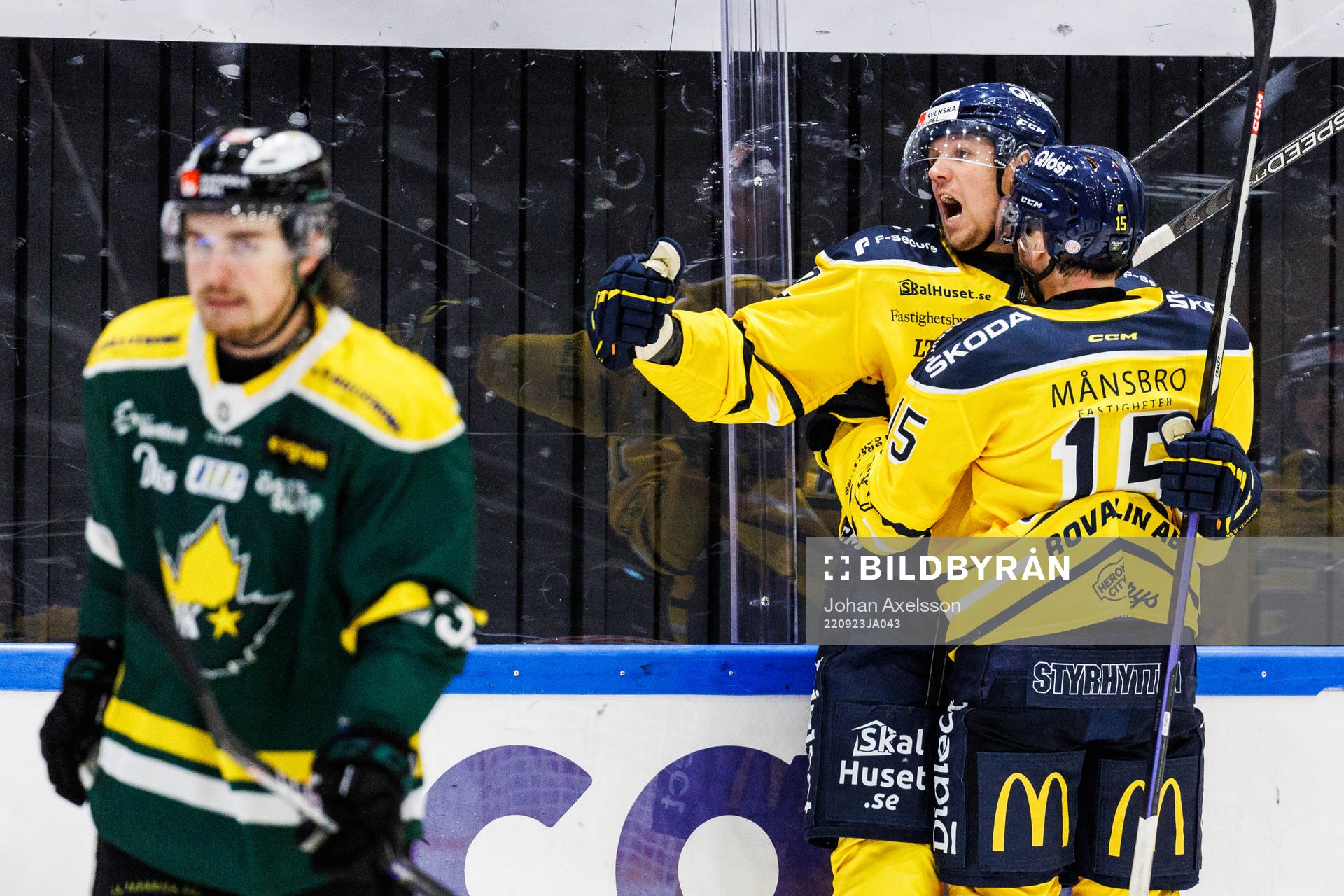 Södertäljes Viktor Liljegren jublar