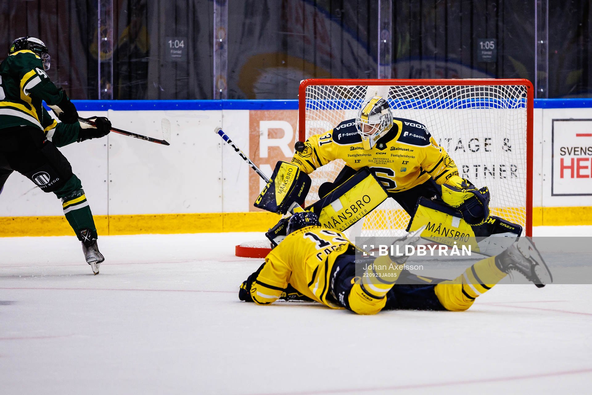 Södertäljes målvakt Nikita Tolopilo