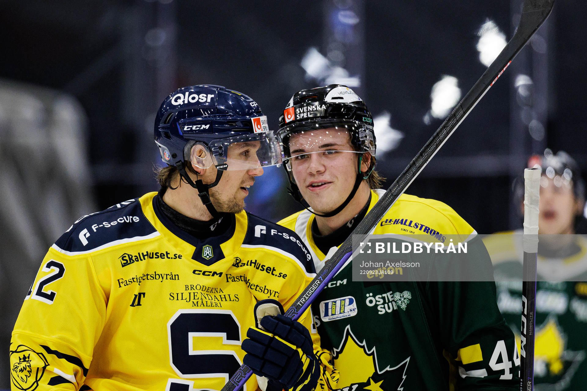 Södertäljes Viktor Liljegren i samtal med Östersunds