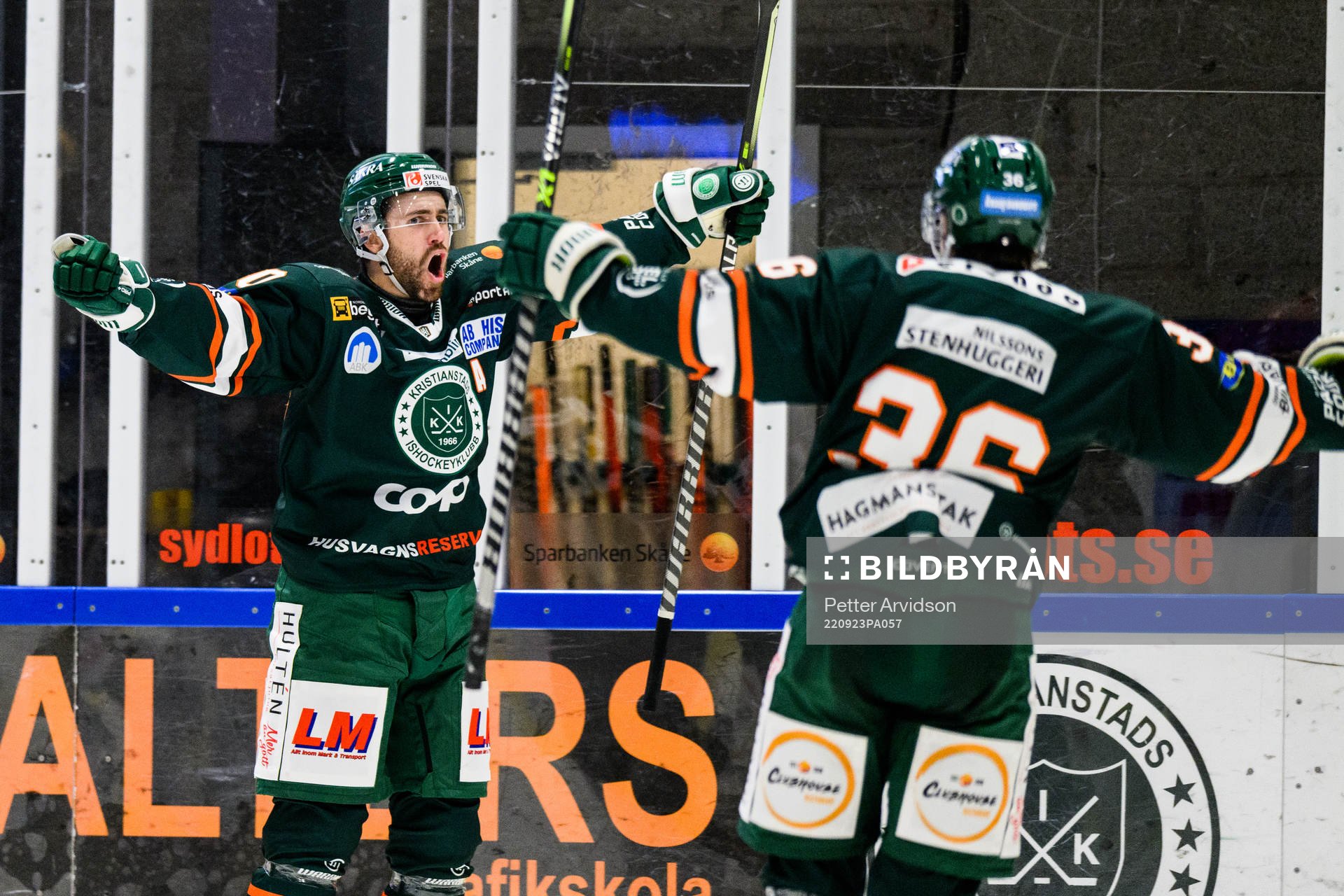 Kristianstads Rikard Olsen jublar
