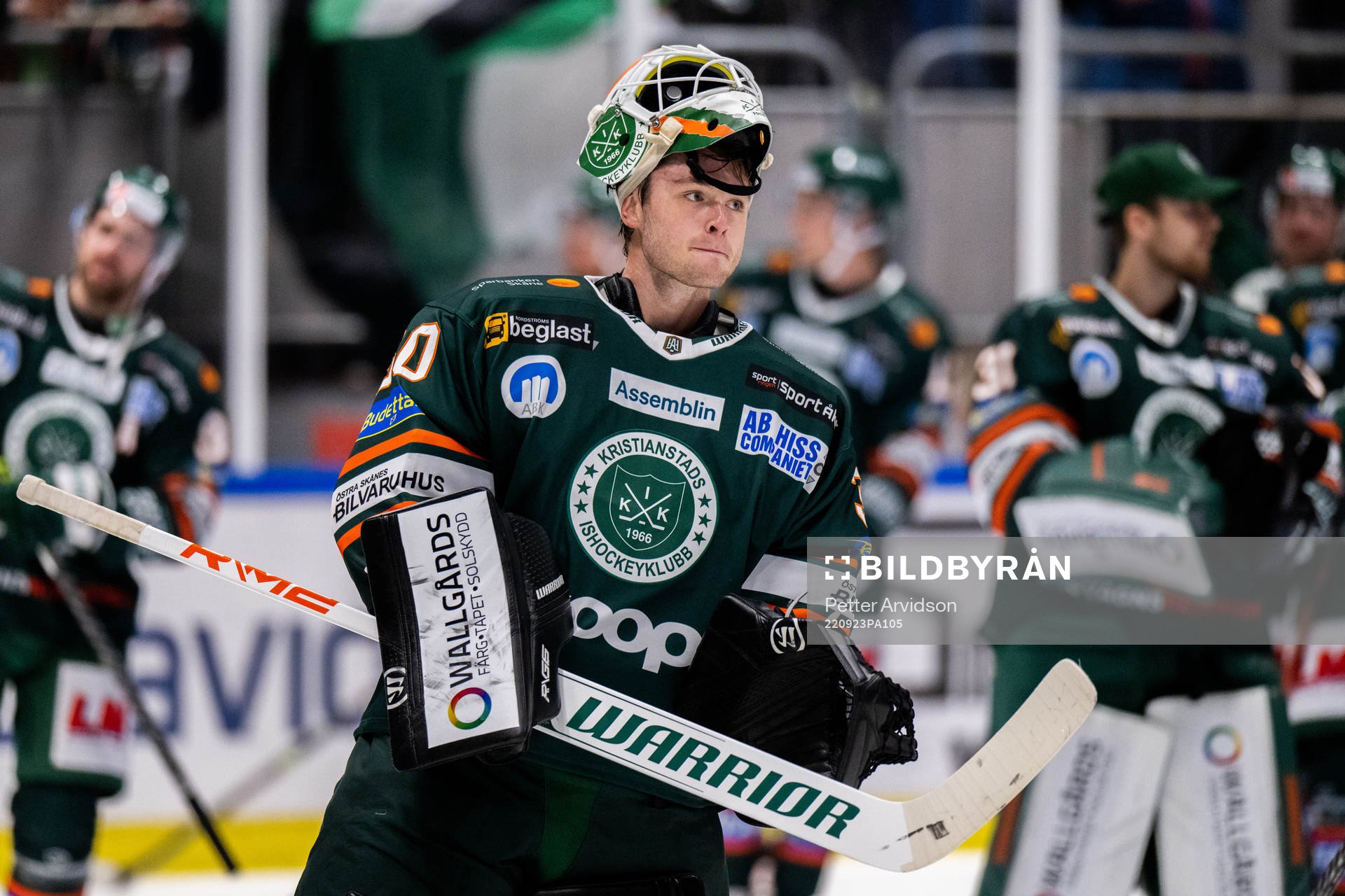 Kristianstads målvakt Filip Larsson