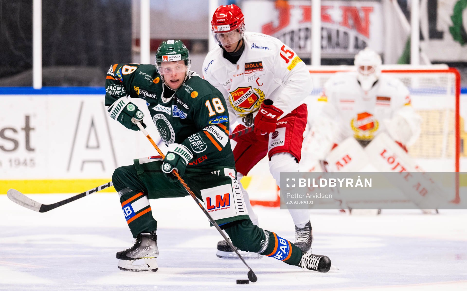 Kristianstads Kevin Wennström och Almtunas Marcus