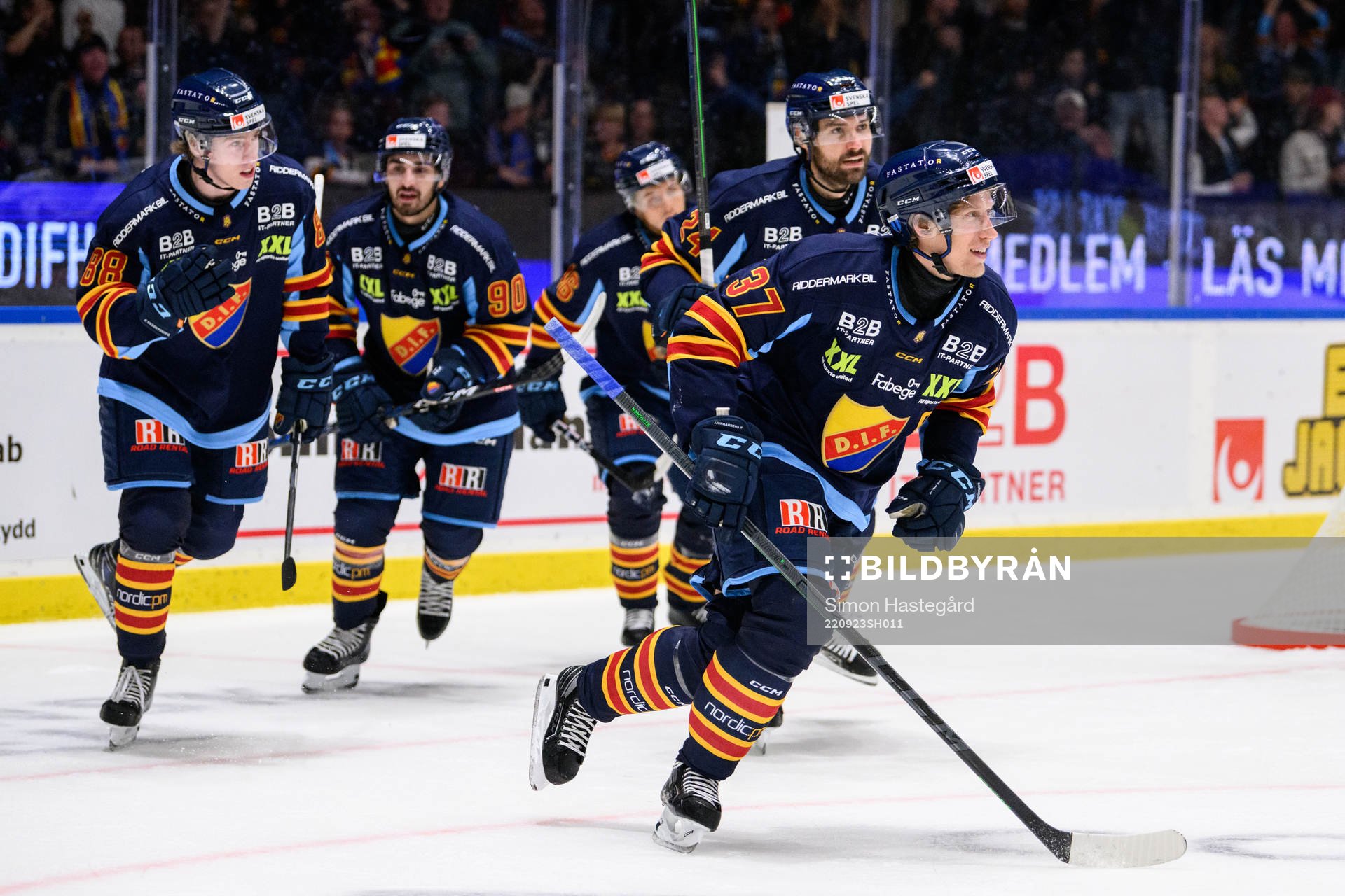 Djurgårdens John Norman jublar