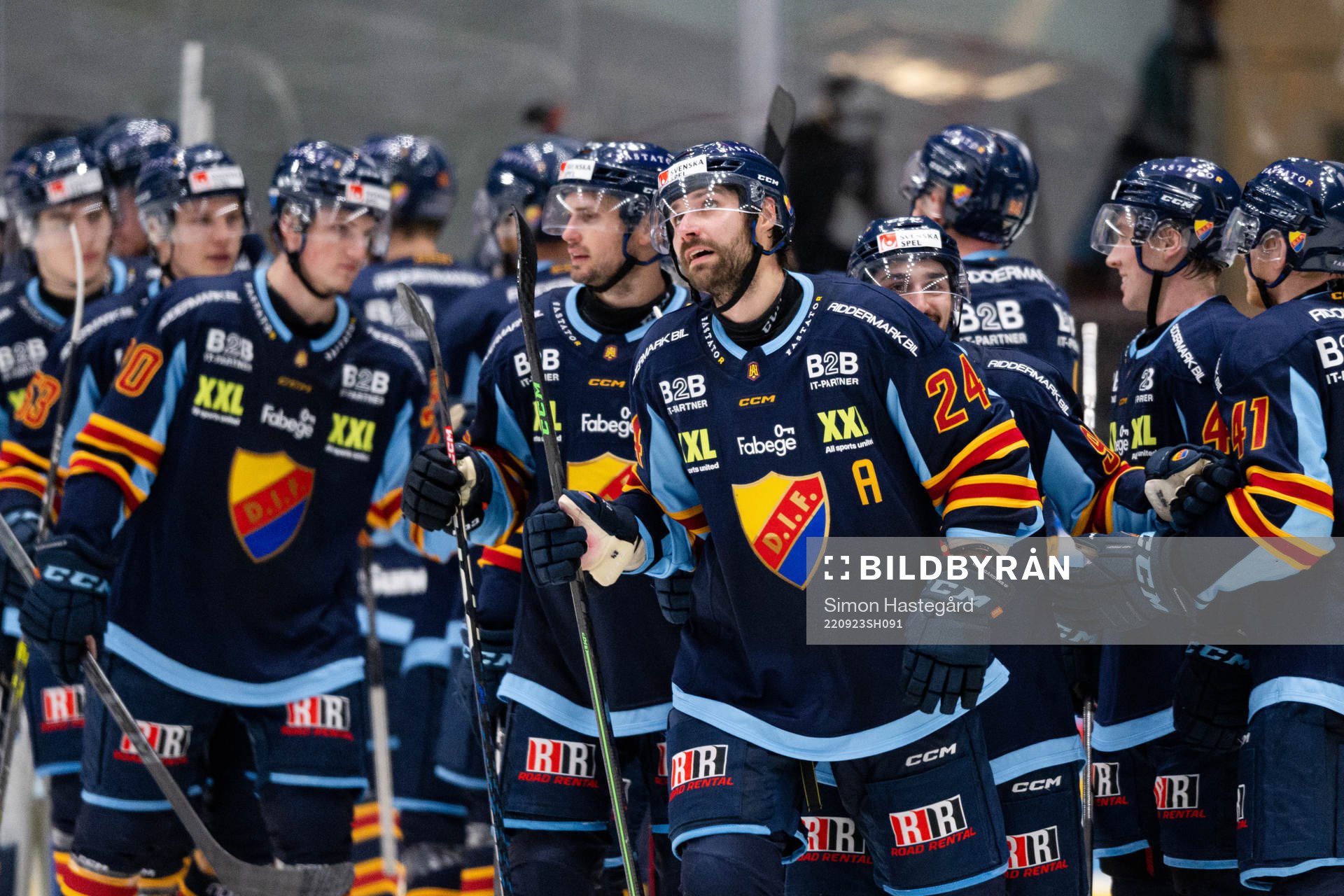Djurgårdens Ludvig Rensfeldt jublar