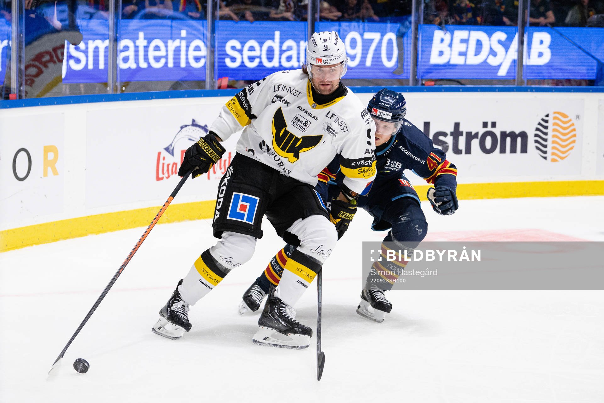 Västerås Mikael Frycklund och Djurgårdens Alexander Falk
