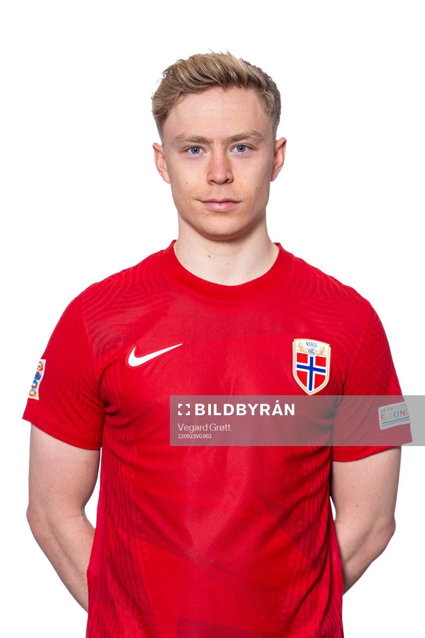 Ola Brynhildsen of the Norwegian national football team