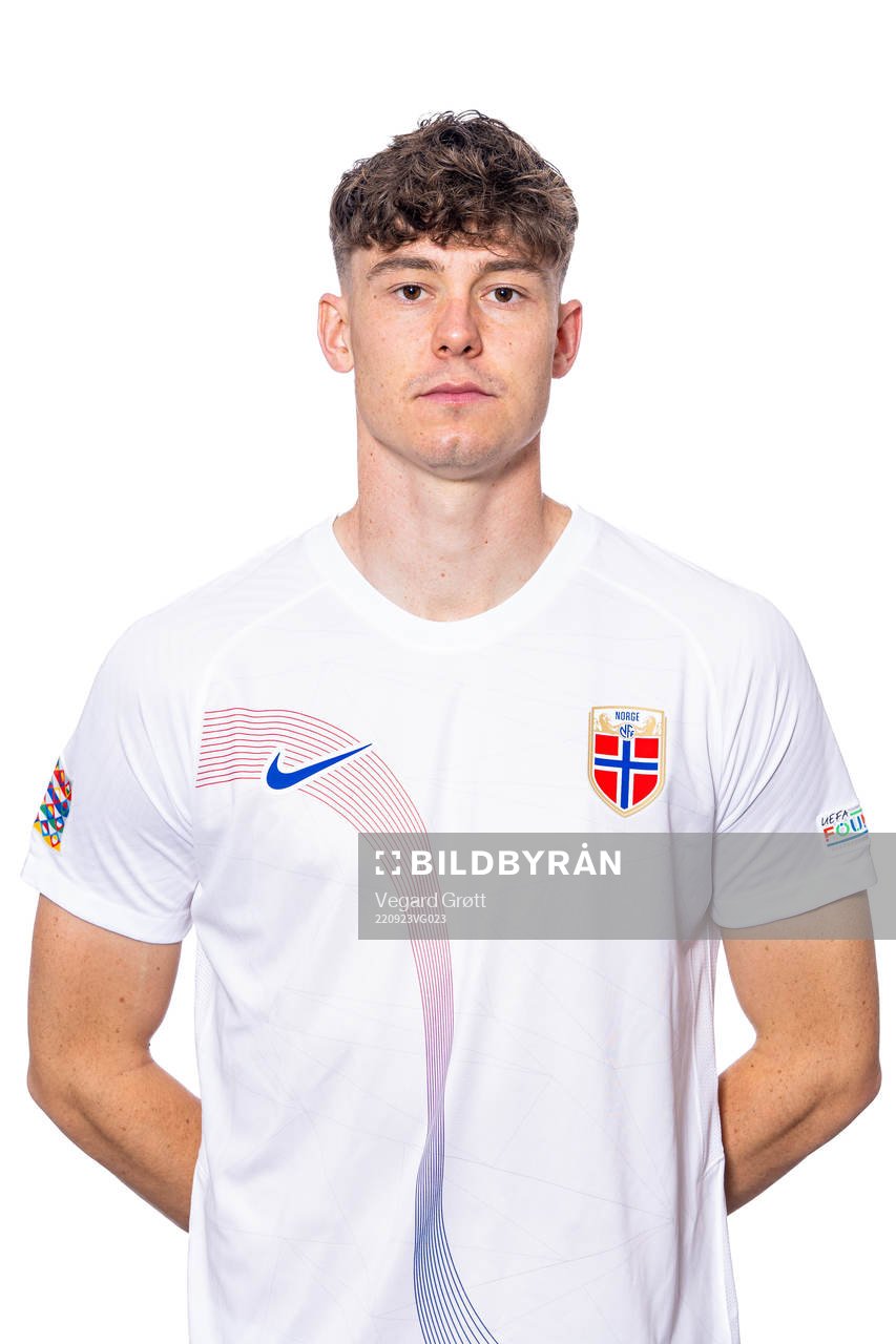 Jørgen Strand Larsen of the Norwegian national football