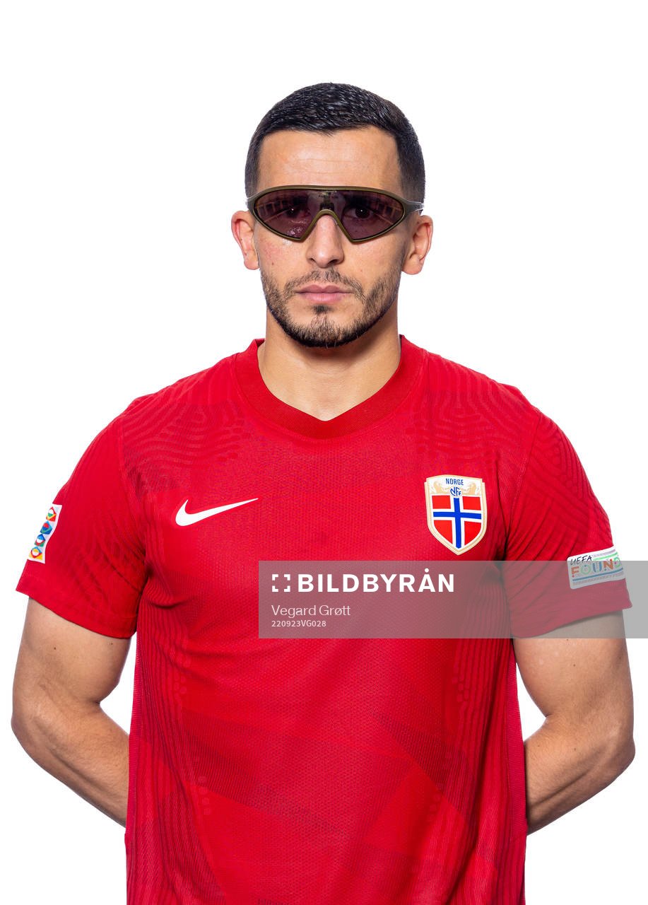 Omar Elabdellaoui of the Norwegian national football team