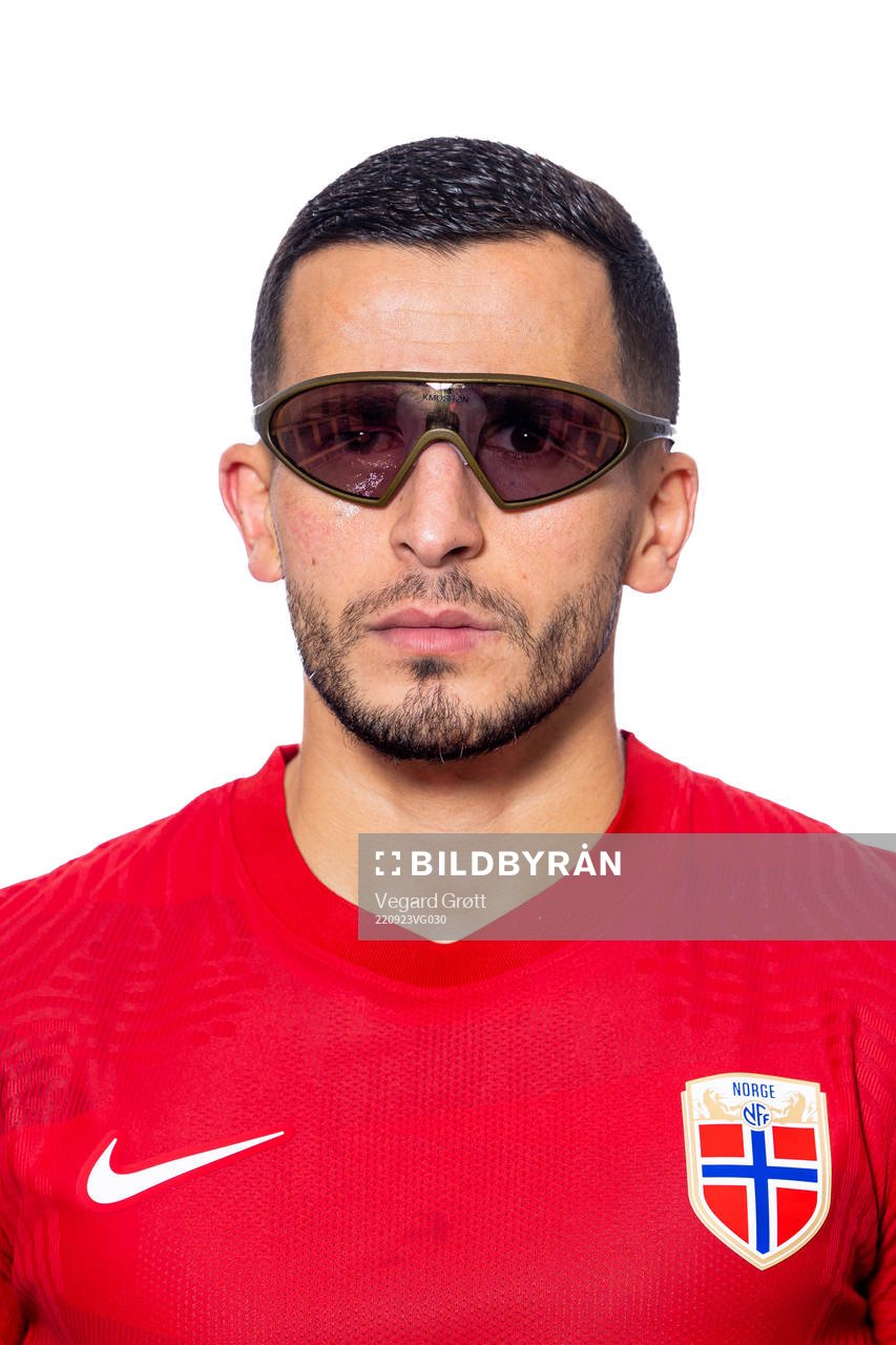 Omar Elabdellaoui of the Norwegian national football team