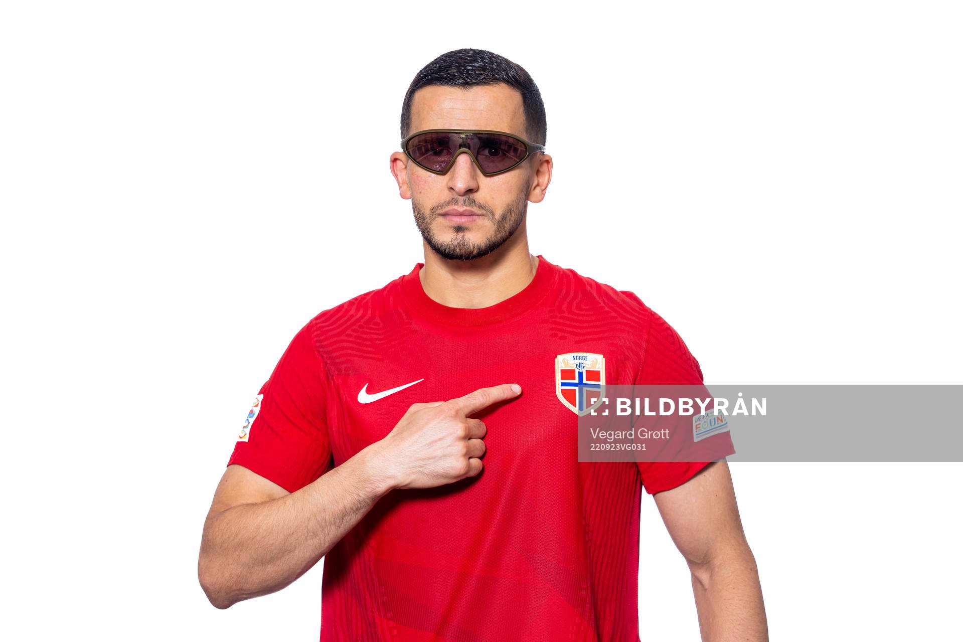 Omar Elabdellaoui of the Norwegian national football team