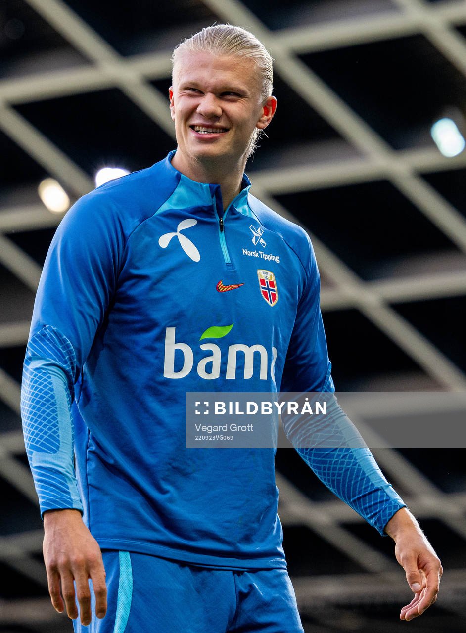 Erling Braut Haaland of the Norwegian national football team