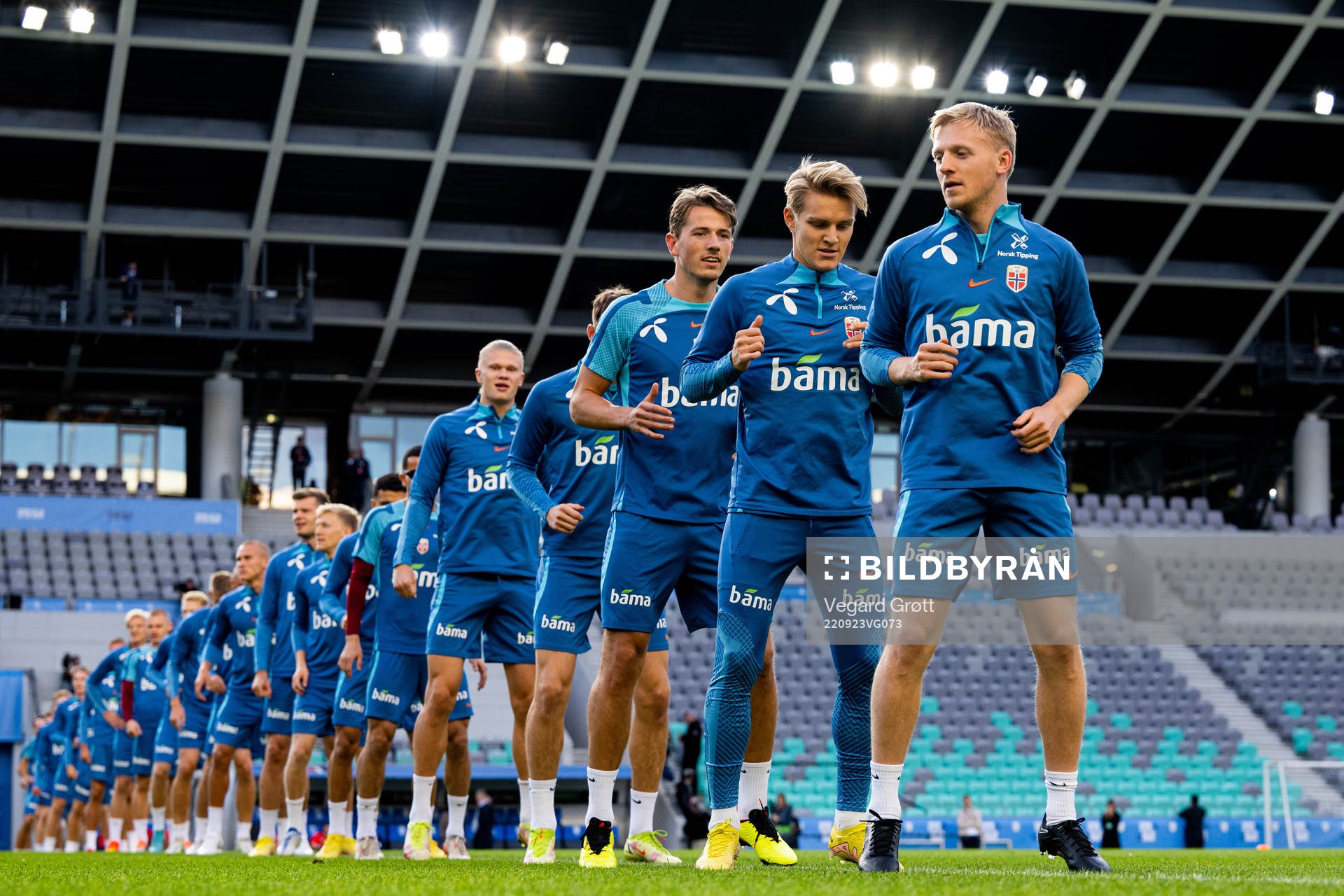 Sander Berge, Martin Ødegaard, Mats Møller Dæhli and