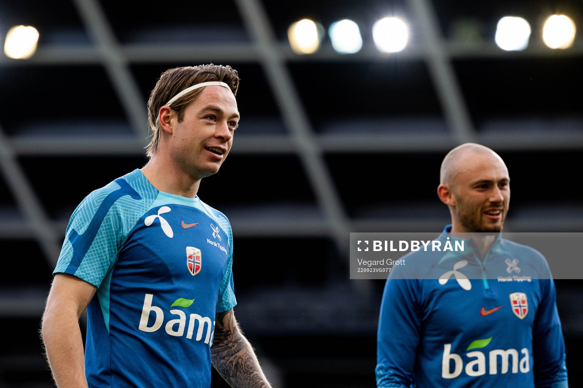 Patrick Berg and Fredrik Aursnes of the Norwegian national