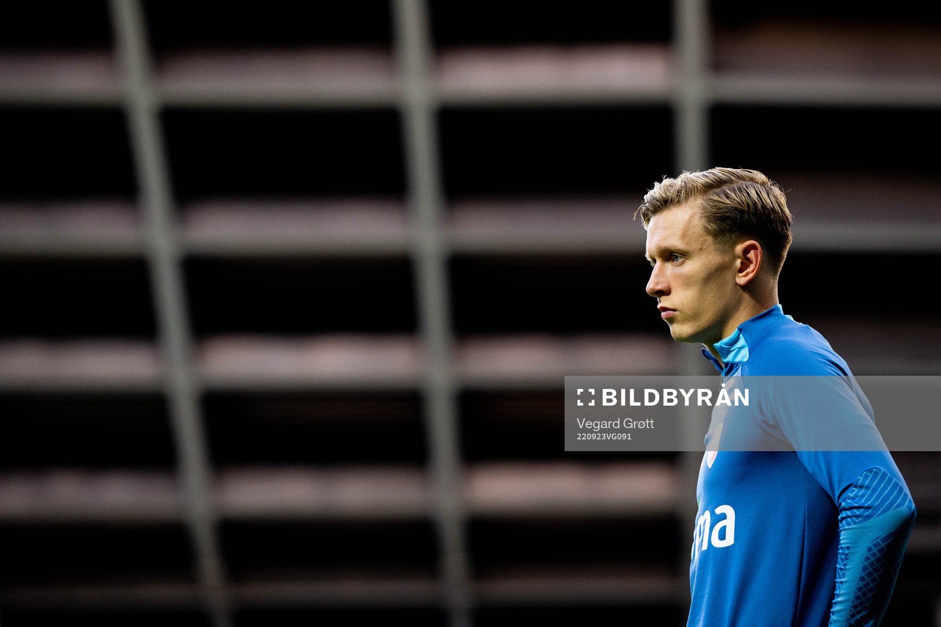 Marcus Holmgren Pedersen of the Norwegian national football