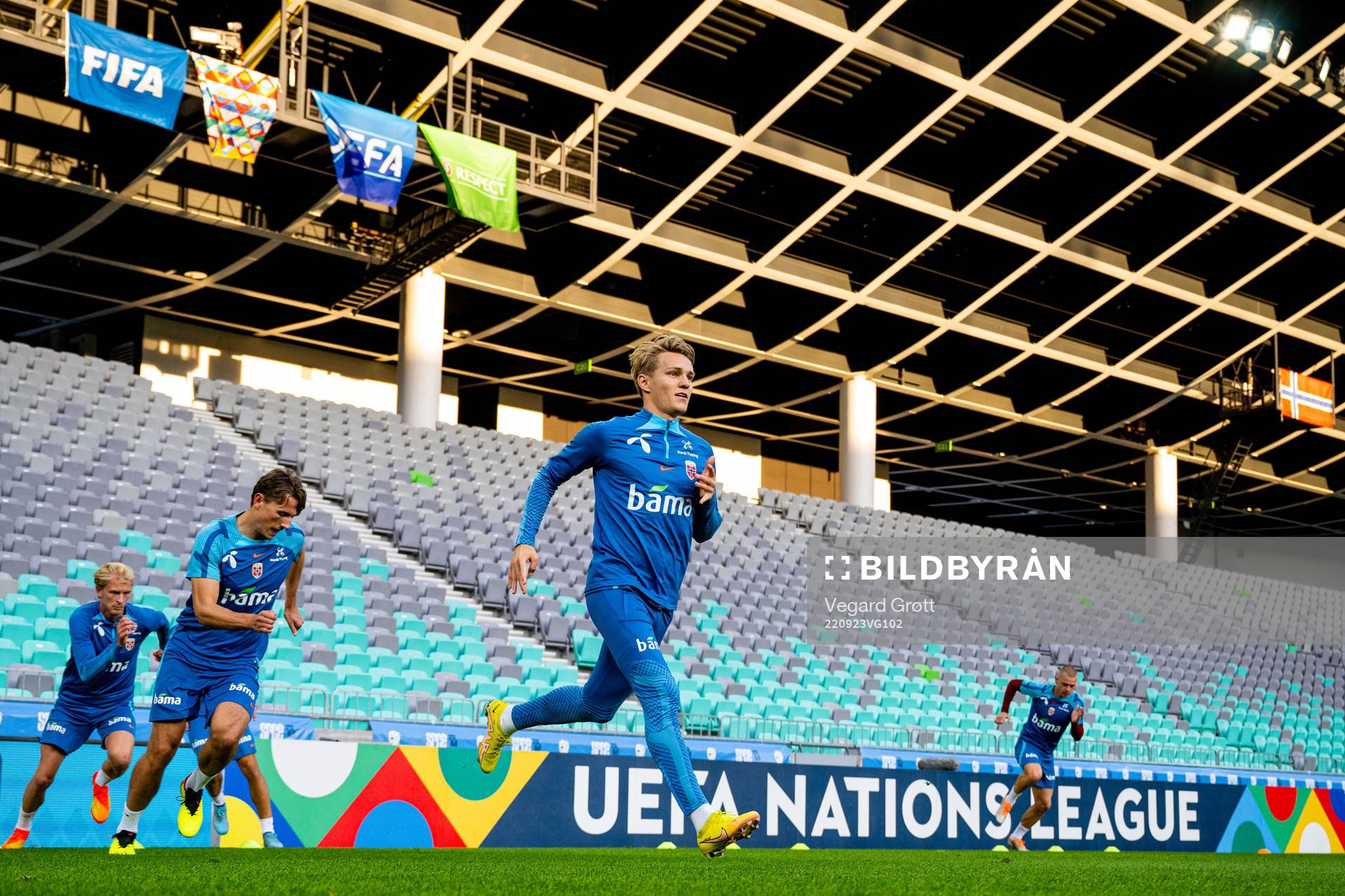 Martin Ødegaard of the Norwegian national football team