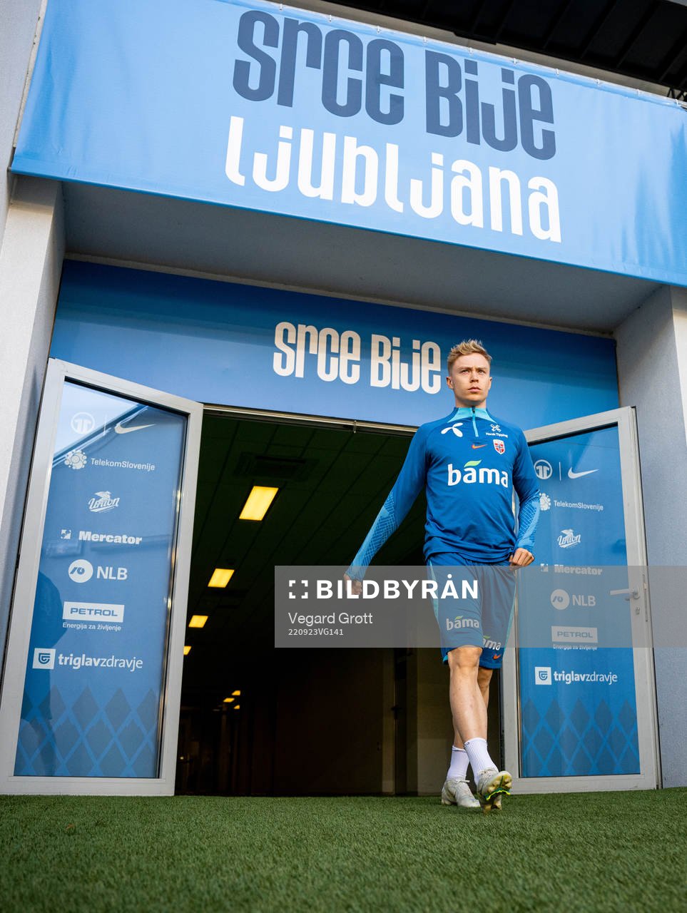 Ola Brynhildsen of the Norwegian national football team