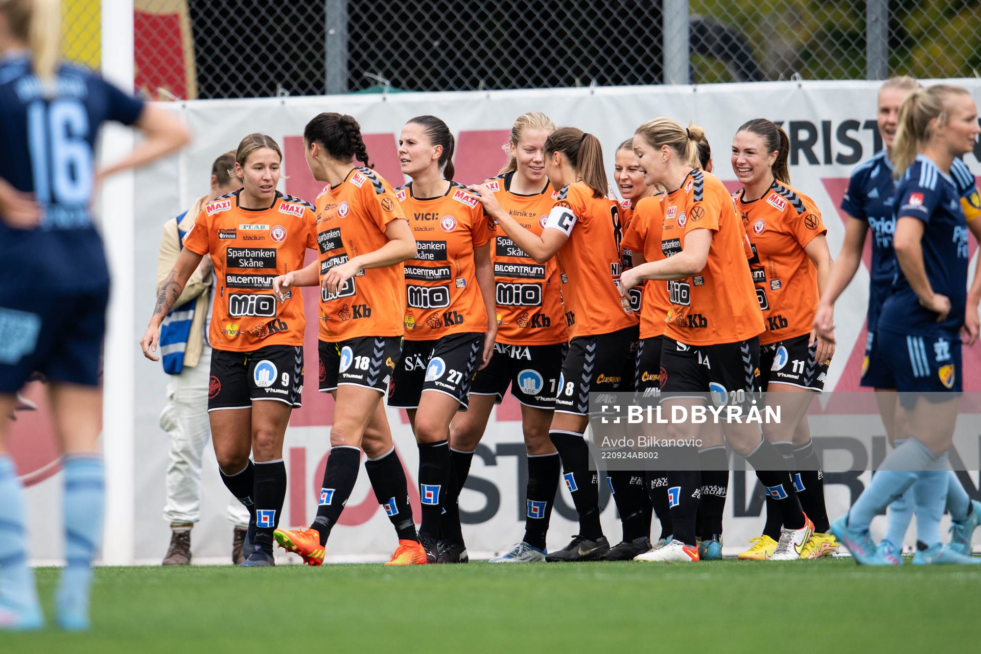 Kristianstads Tilda Persson jublar