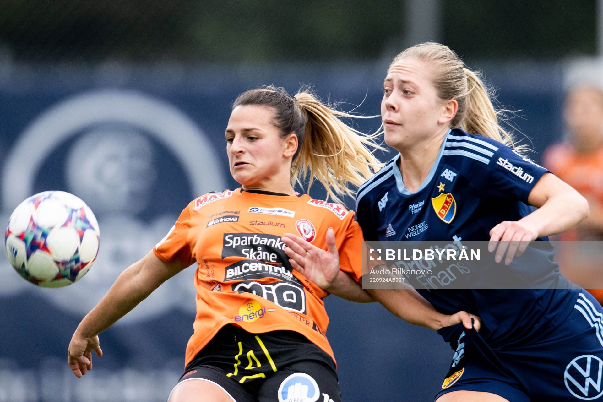 Kristianstads Emma Petrovic och Djurgårdens Alice
