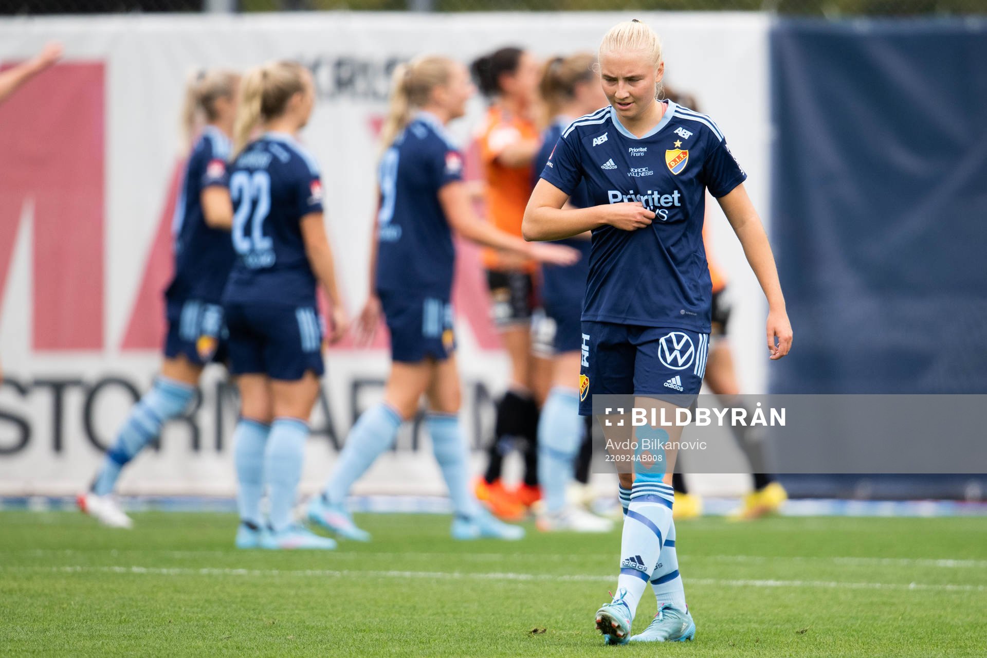 Djurgårdens Stinalisa Johansson deppar