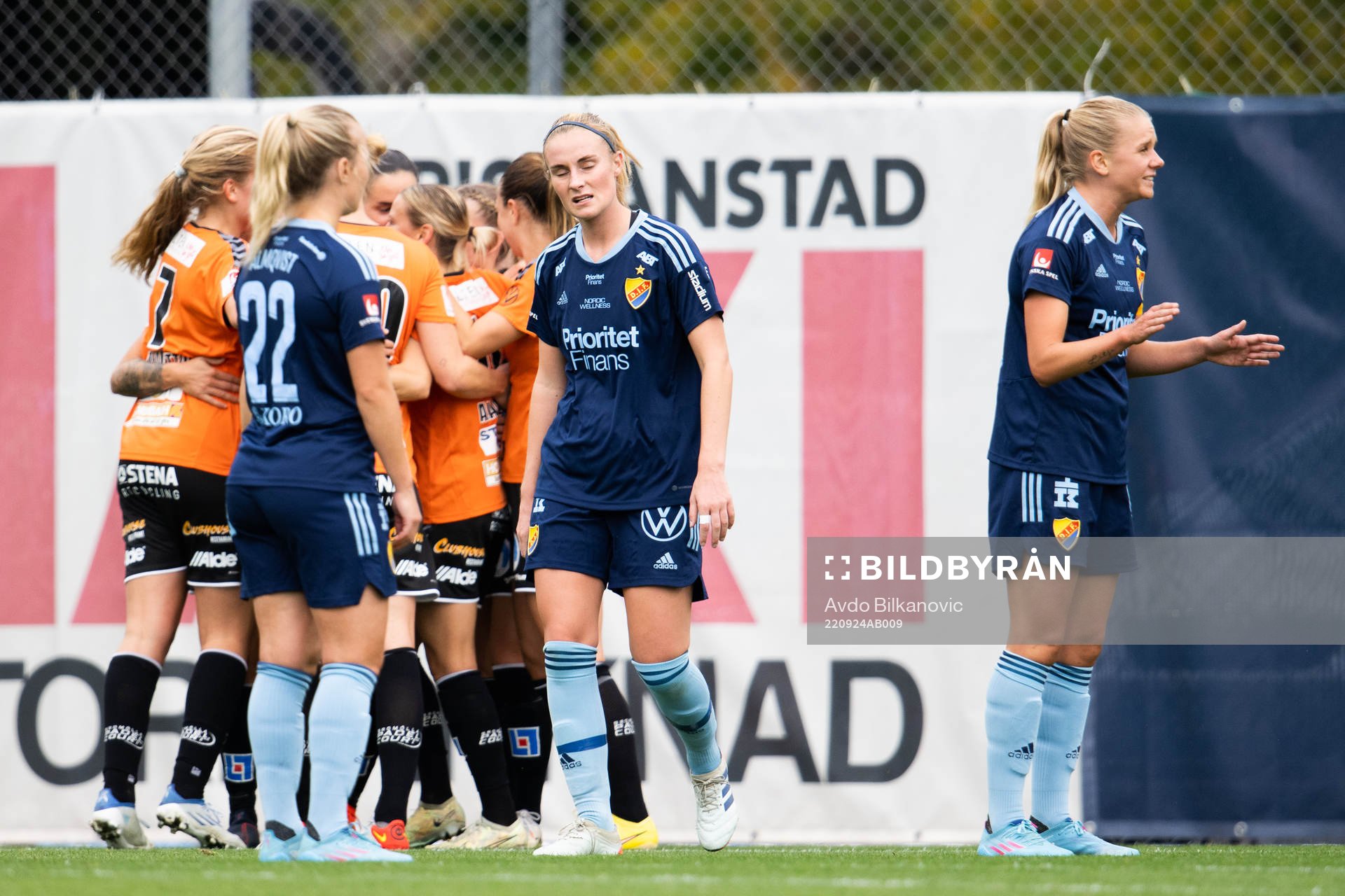 Djurgårdens spelare deppar medan kistianstads jubel i