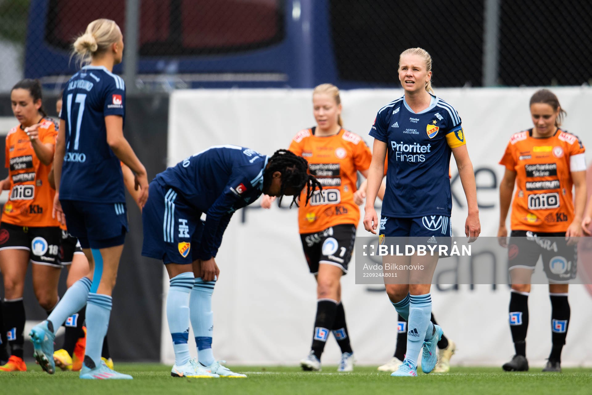 Djurgårdens Nellie Lilja deppar