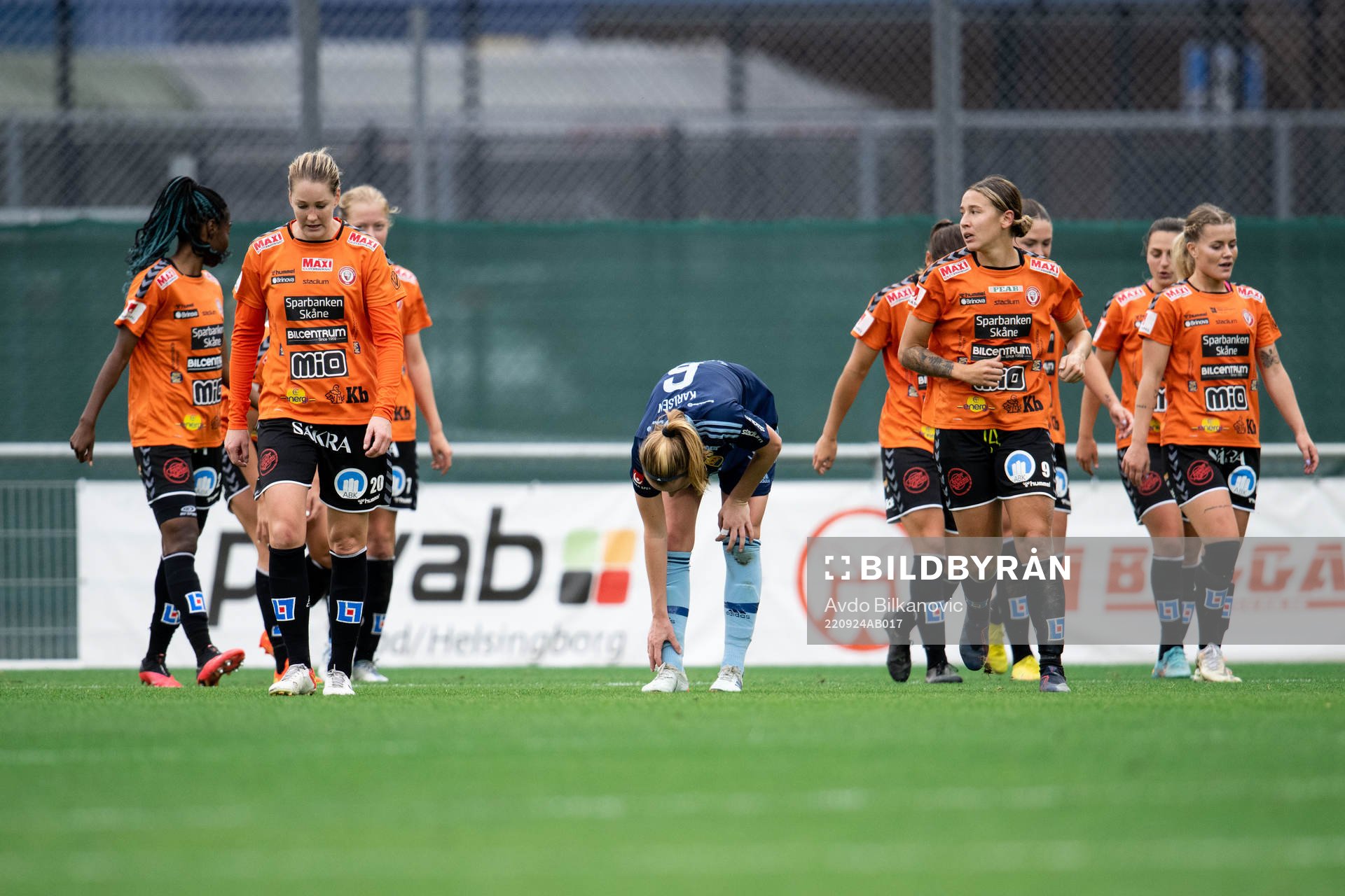 Djurgårdens Kamilla Lilhammer Karlsen deppar