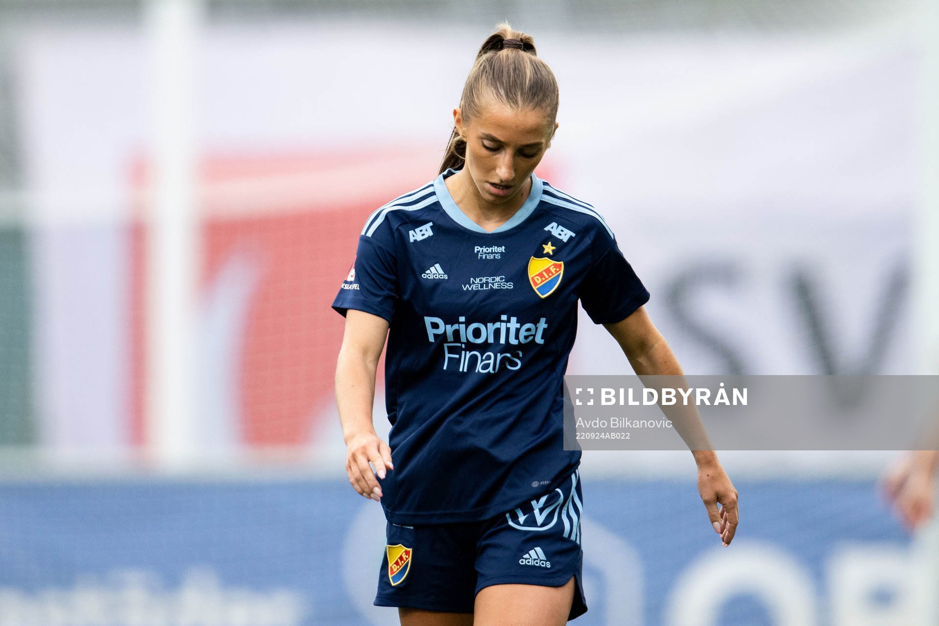 Djurgårdens Tilde Lindwall deppar