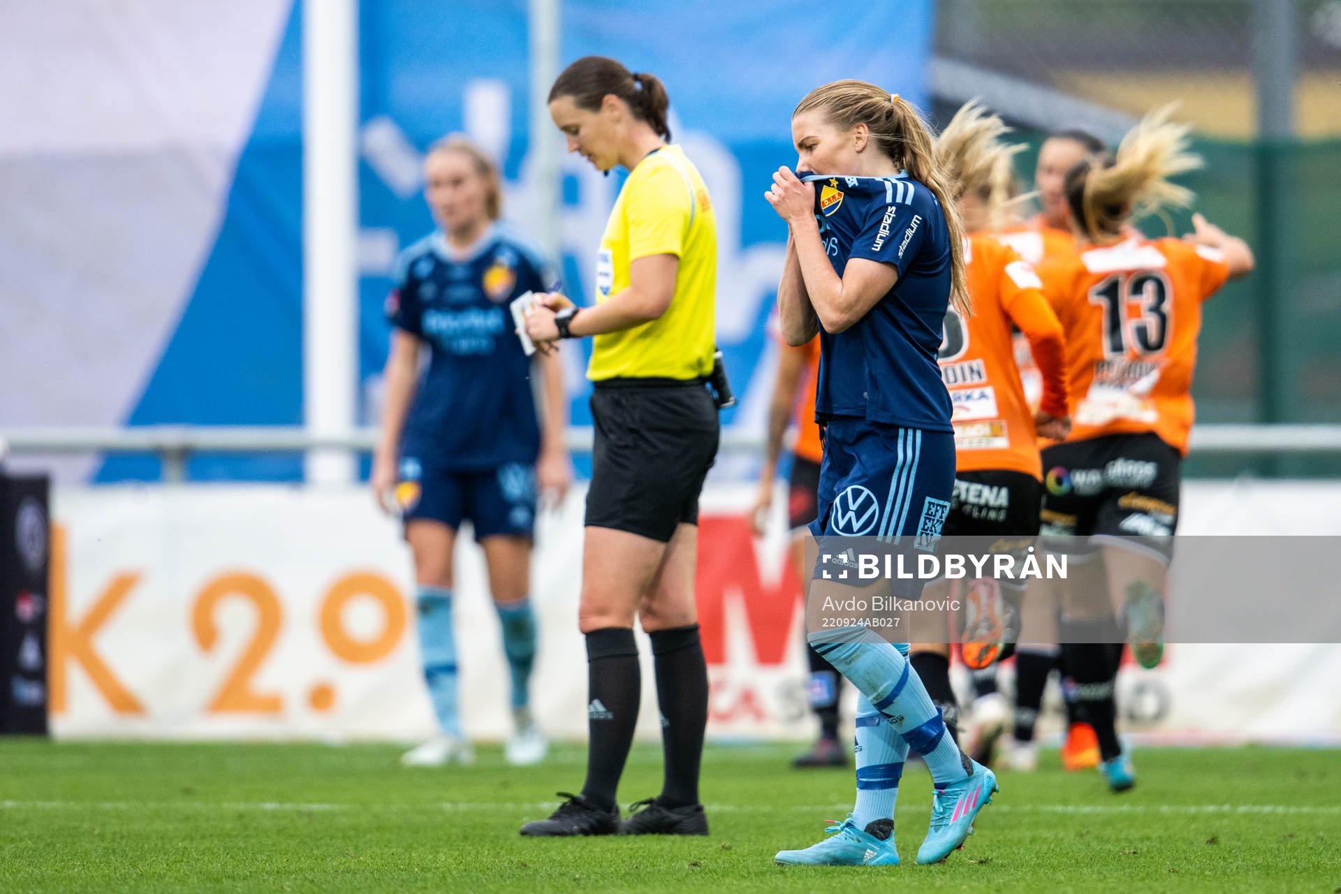 Djurgårdens Tove Almqvist deppar