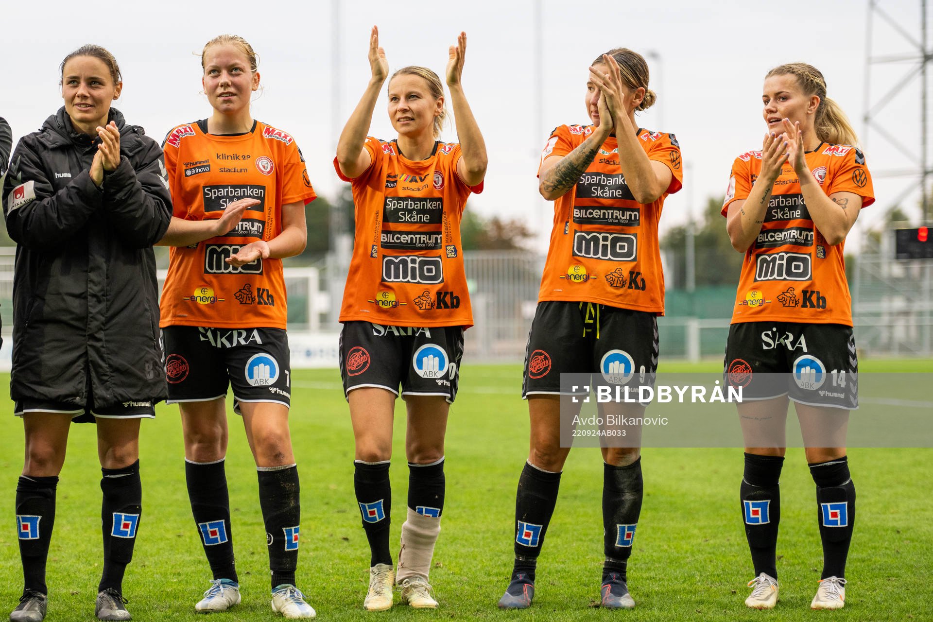 Kristianstads spelare jublar
