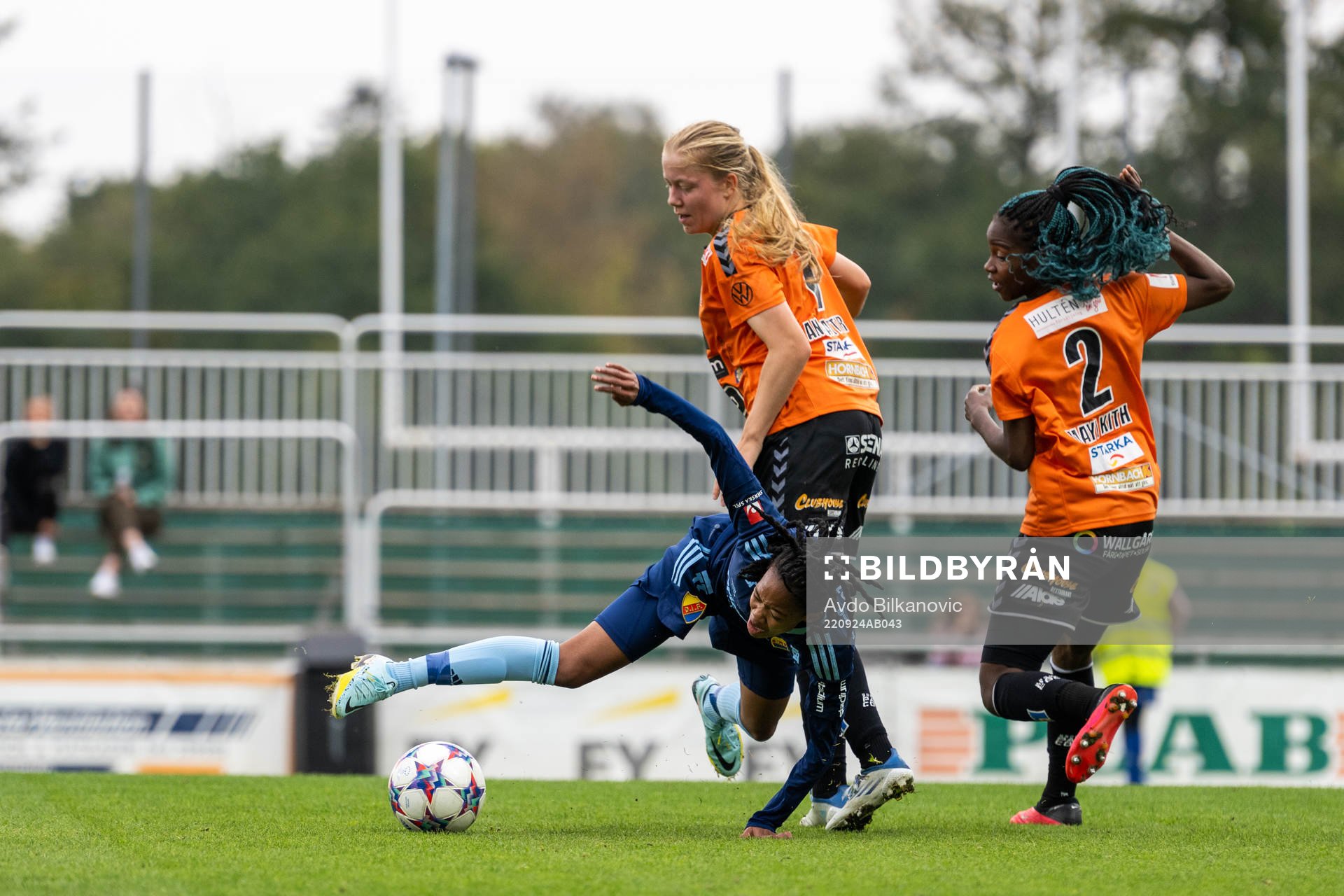 Kristianstads Amanda Andradóttir och Djurgårdens Linda