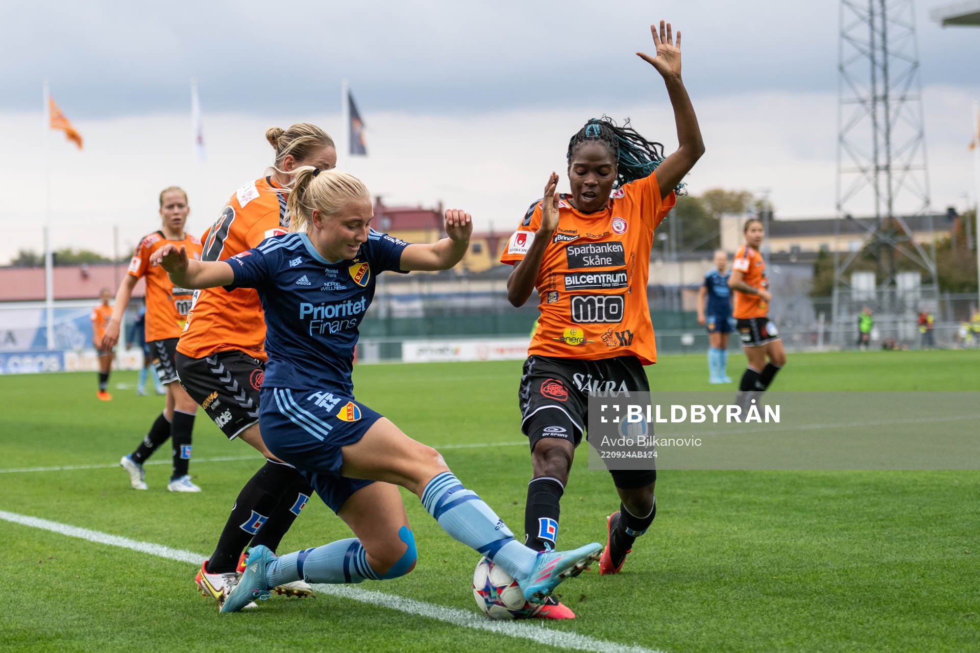 Djurgårdens Stinalisa Johansson mot Kristianstads Mia