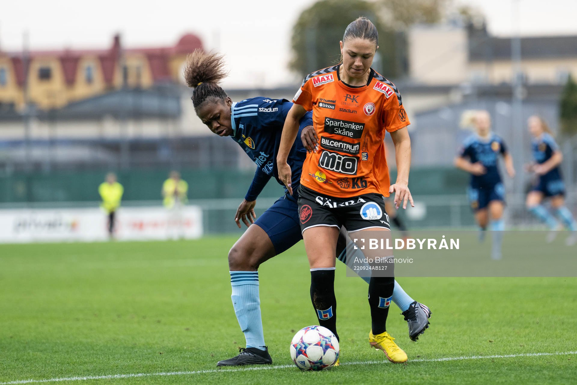 Kristianstads Delaney Baie Pridham och Djurgårdens Flavine