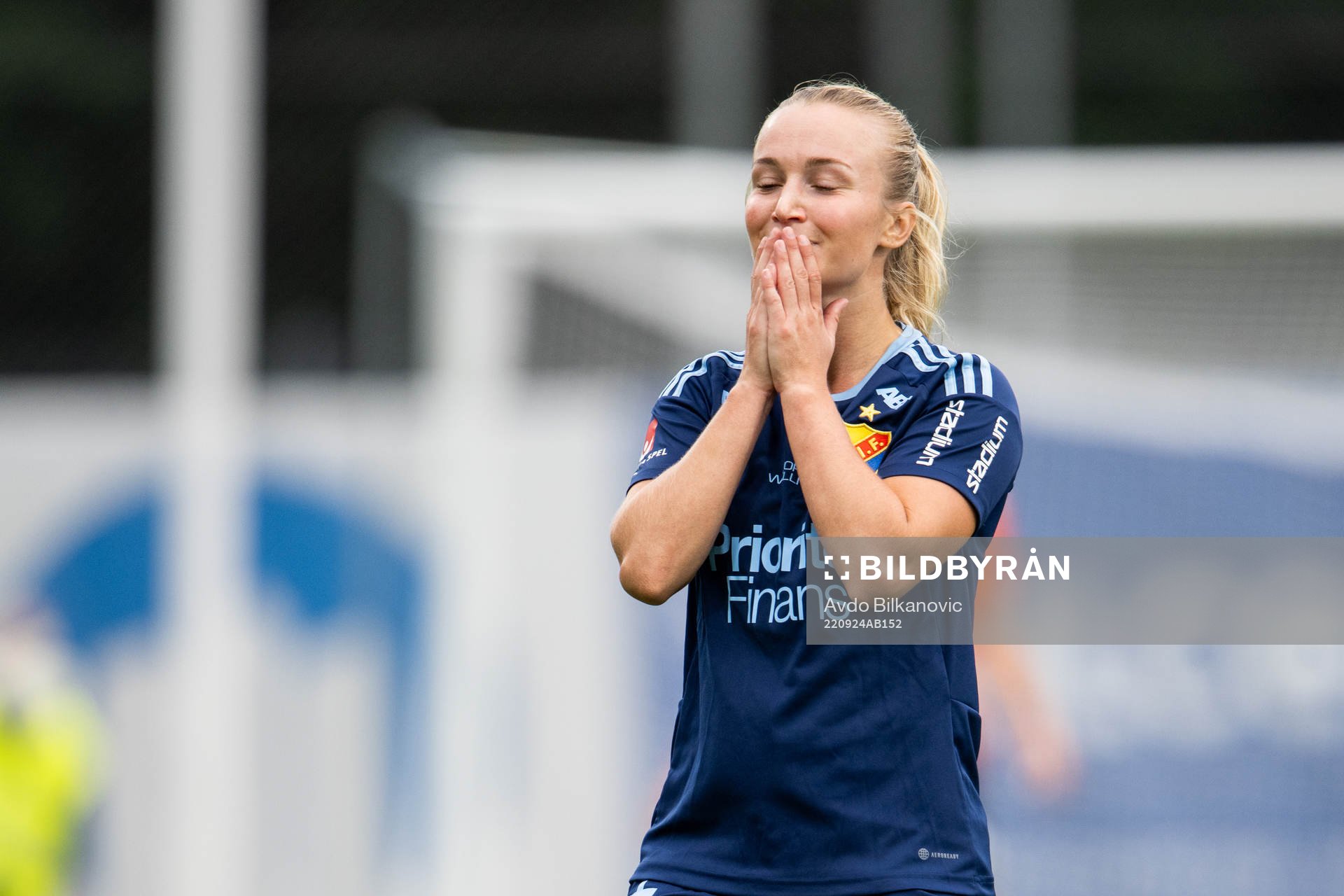 Djurgårdens Tove Almqvist deppar