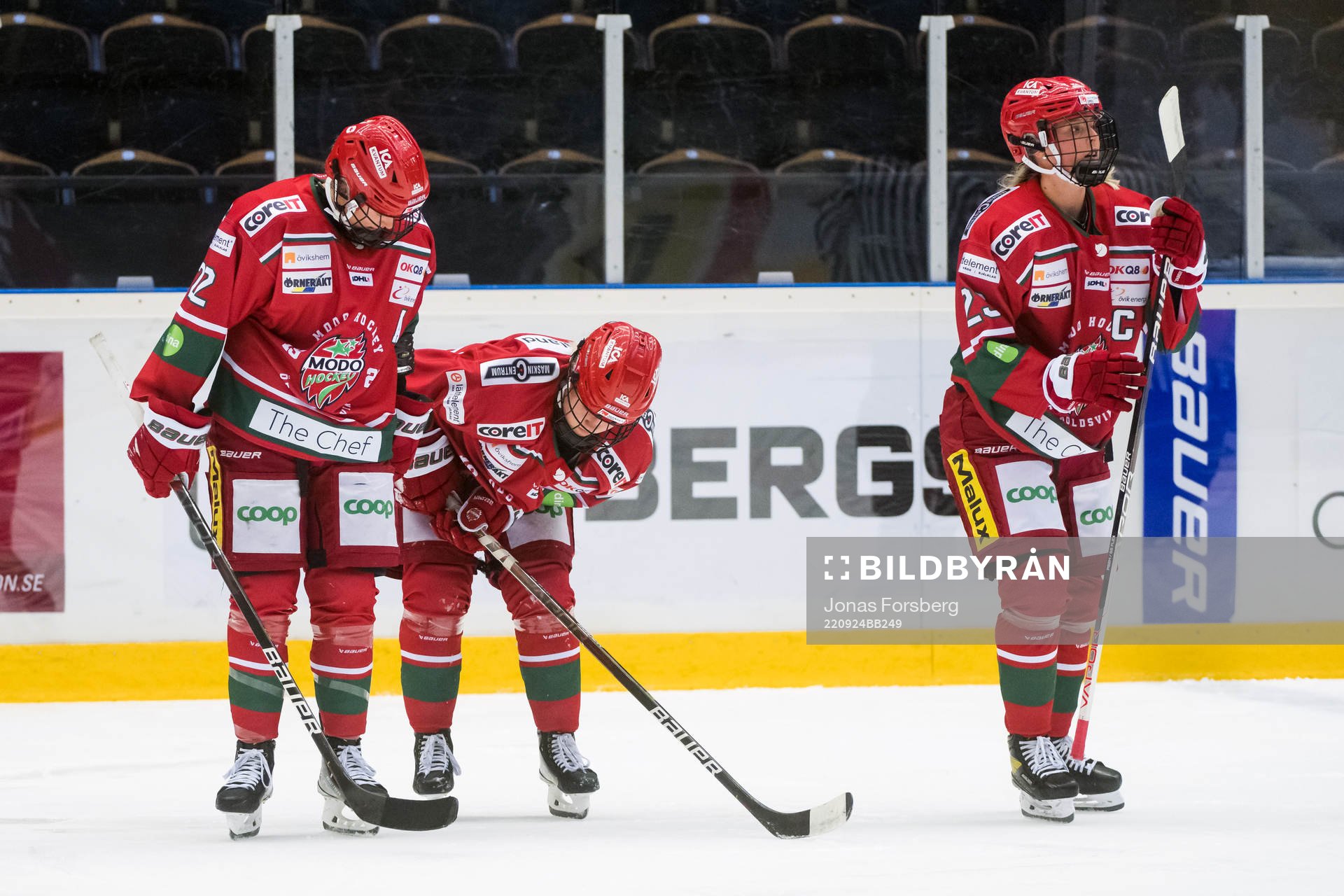 Modos Lina Ljungblom skadade sig och Modos Jaycee Magwood