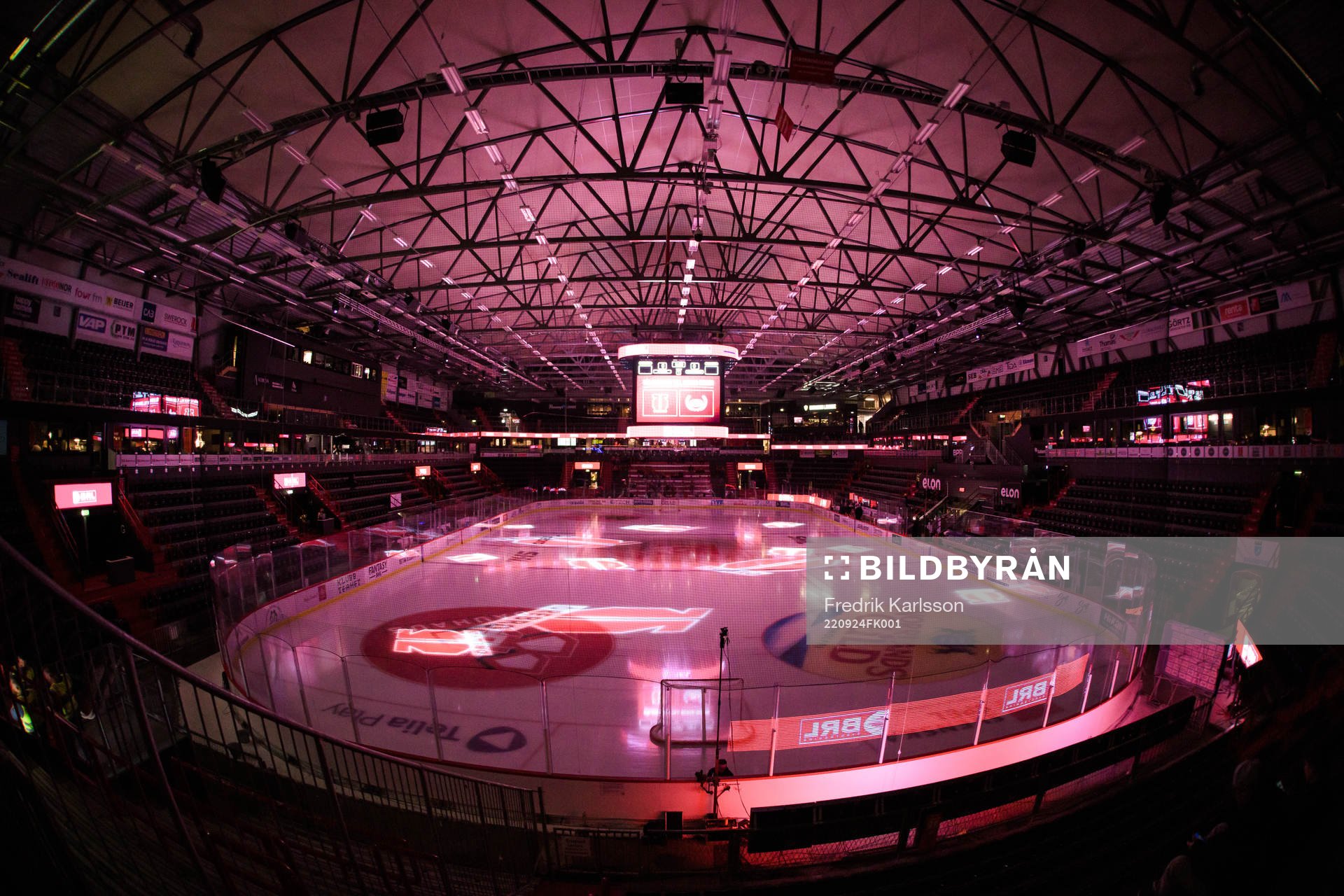 Interiör av Behrn arena