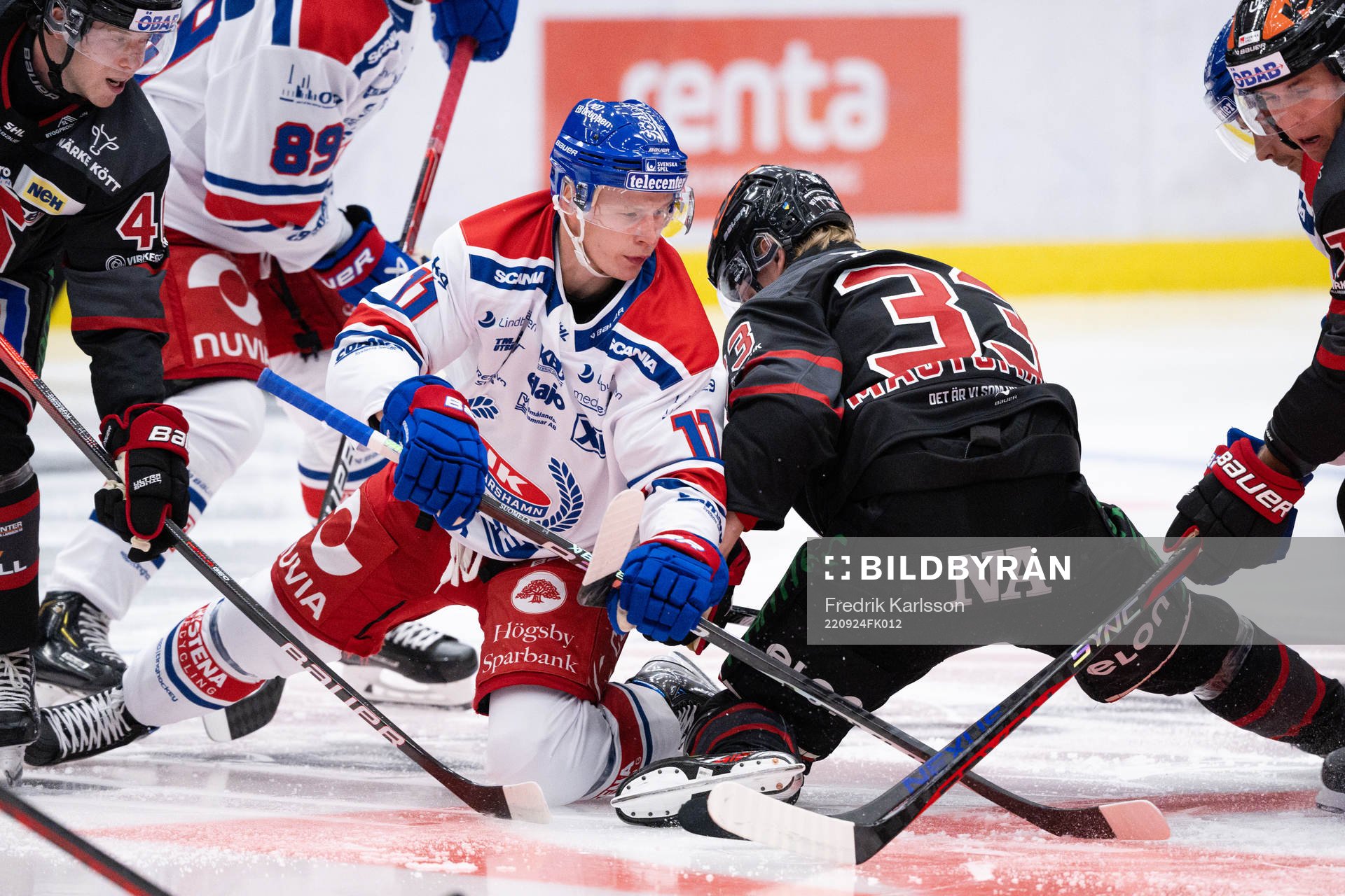 Oskarshamns Antti Suomela och Örebros Christopher