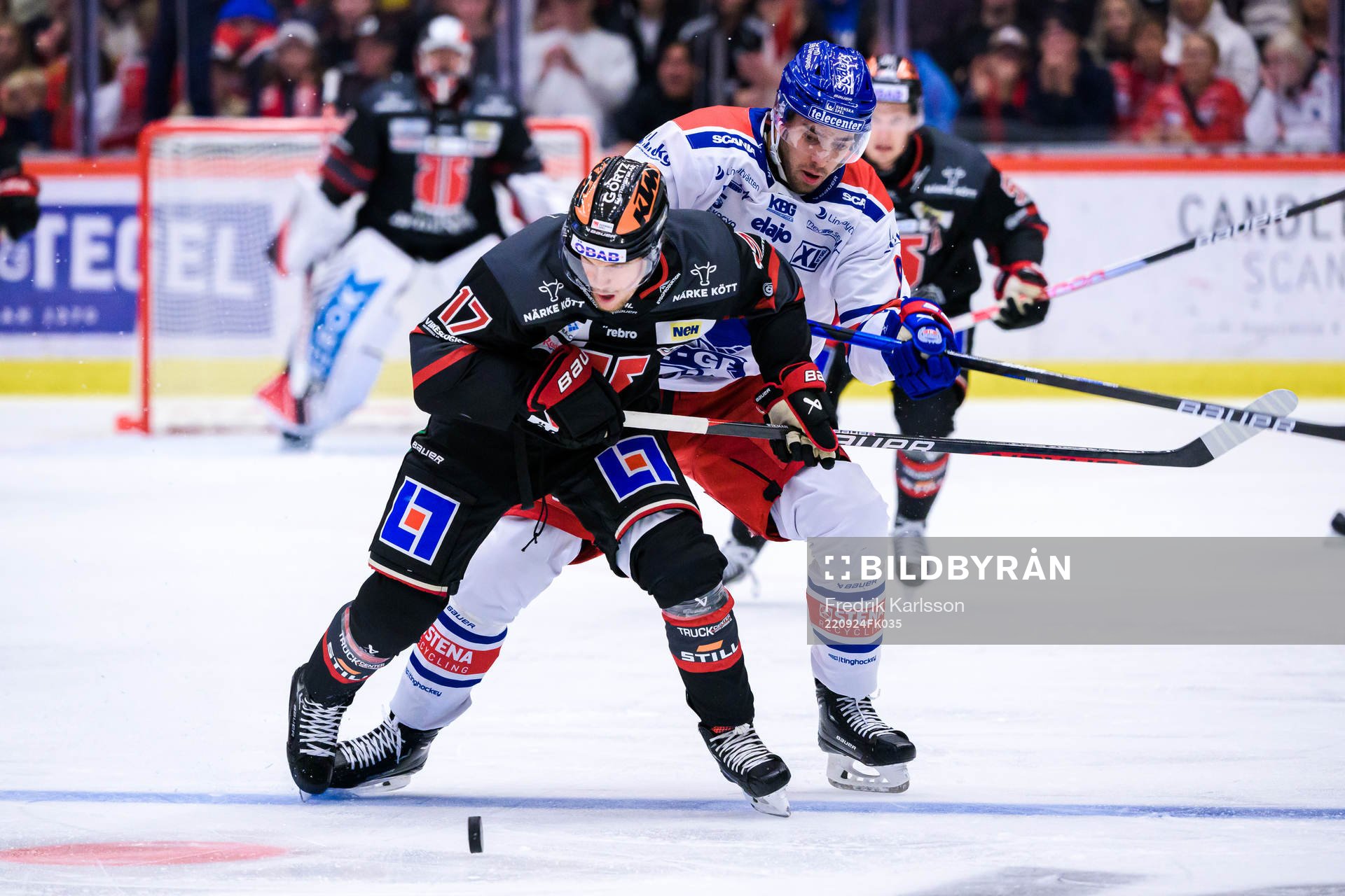 Örebros William Wikman och Oskarshamns Ahti Oksanen