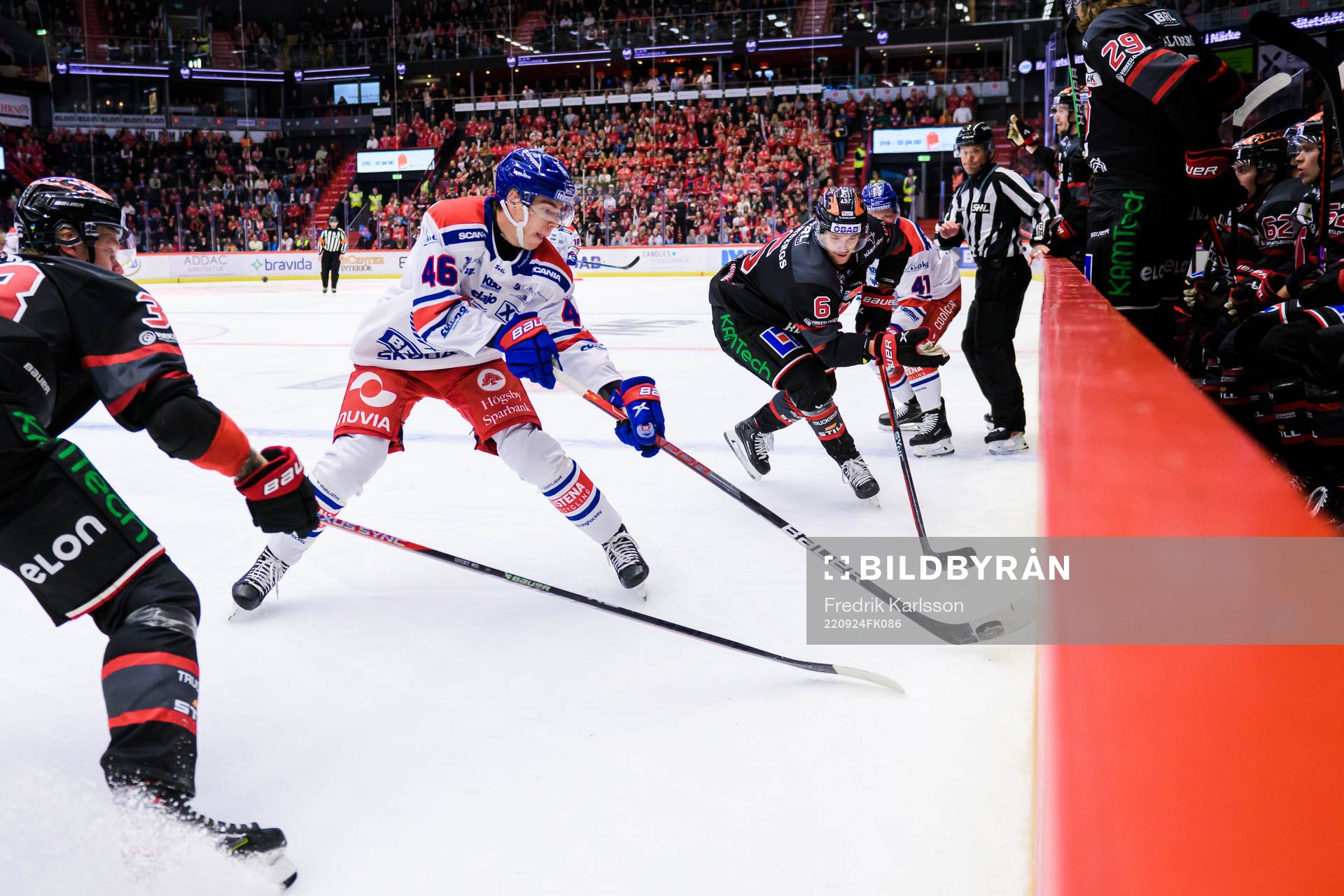 Oskarshamns Liam Svensson och Örebros Filip Berglund