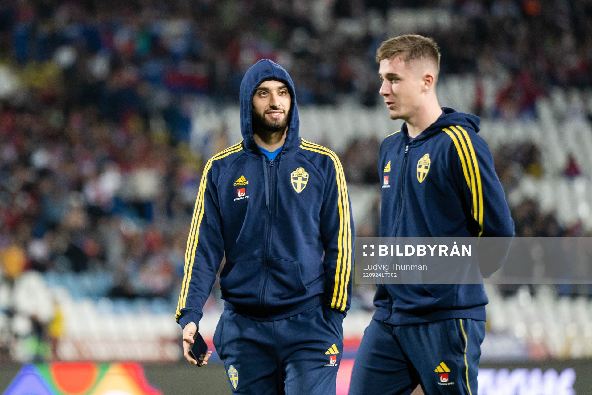 Aiham Ousou and Patrik Wålemark of Sweden