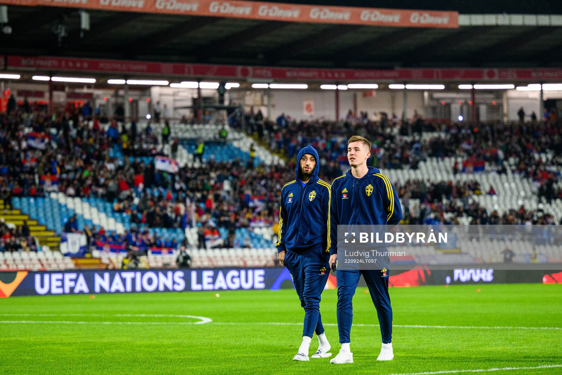 Aiham Ousou and Patrik Wålemark of Sweden